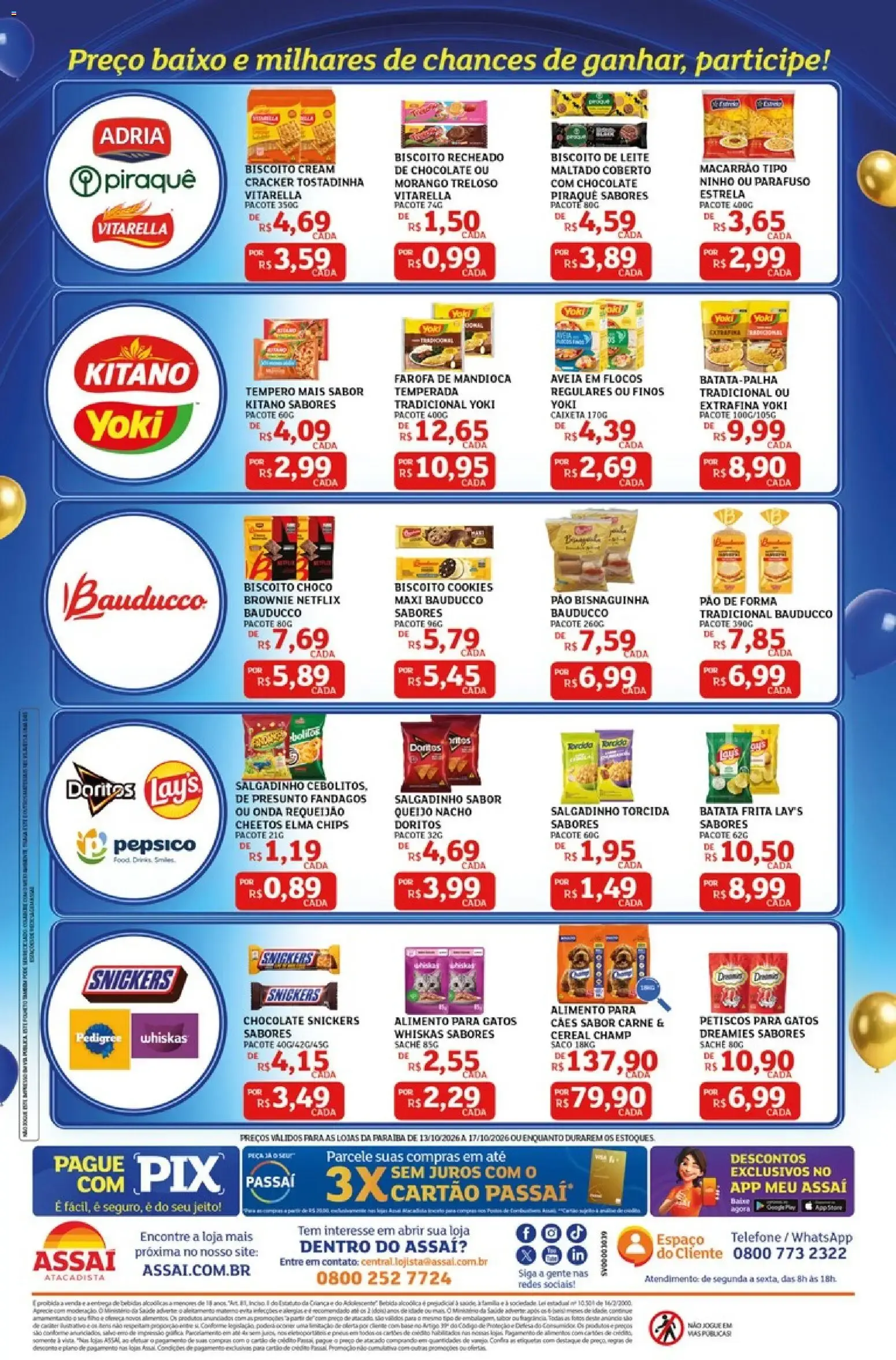 Encarte de Assaí Atacadista ofertas - PB de 13/10/2026 | Promoções Online 13 de outubro até 17 de outubro 2026 - Pagina 4