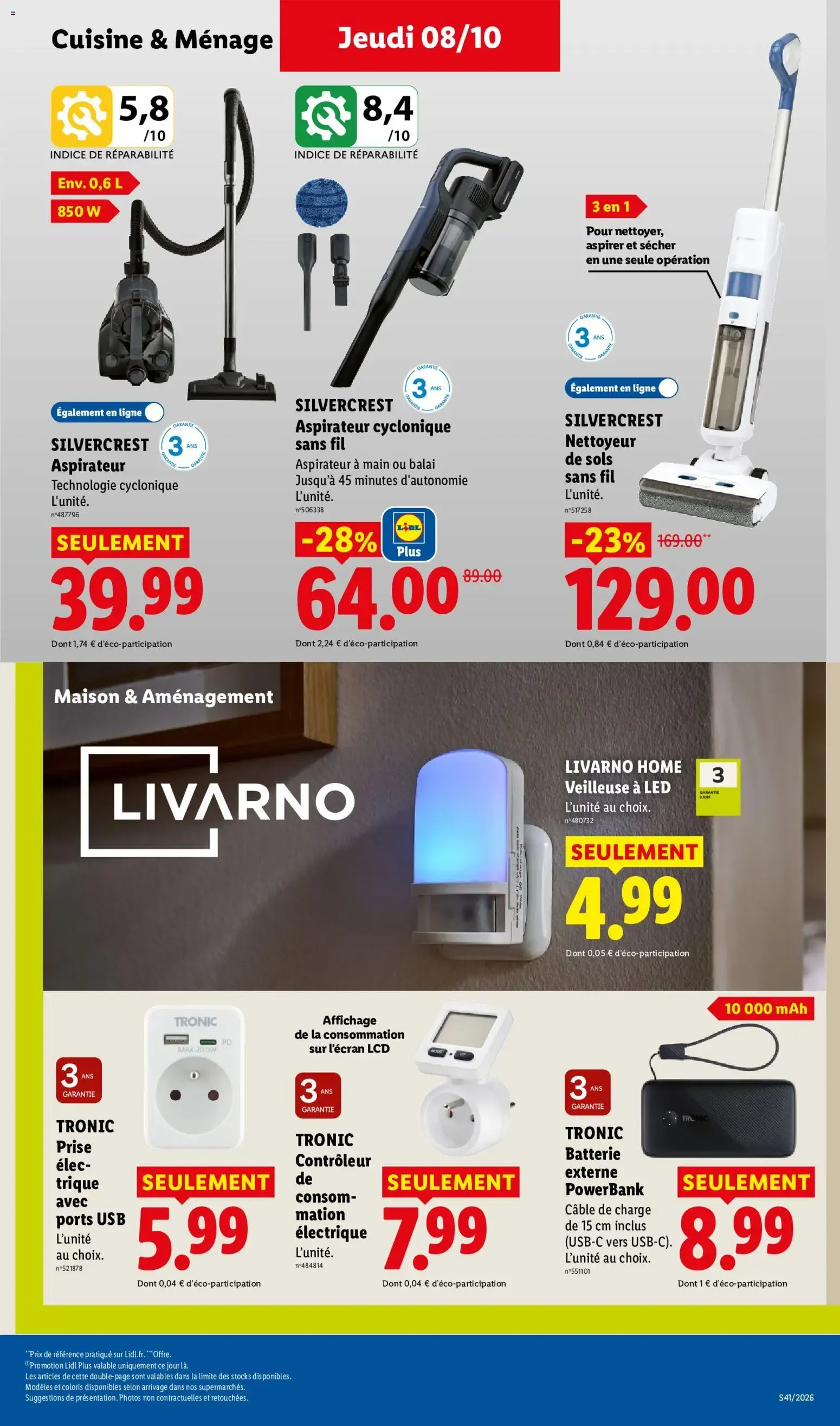 Catalogue LIDL du 08/10/2026 | Promo prospectus en ligne du 8 octobre au 14 octobre 2026 - Catalogue page 41