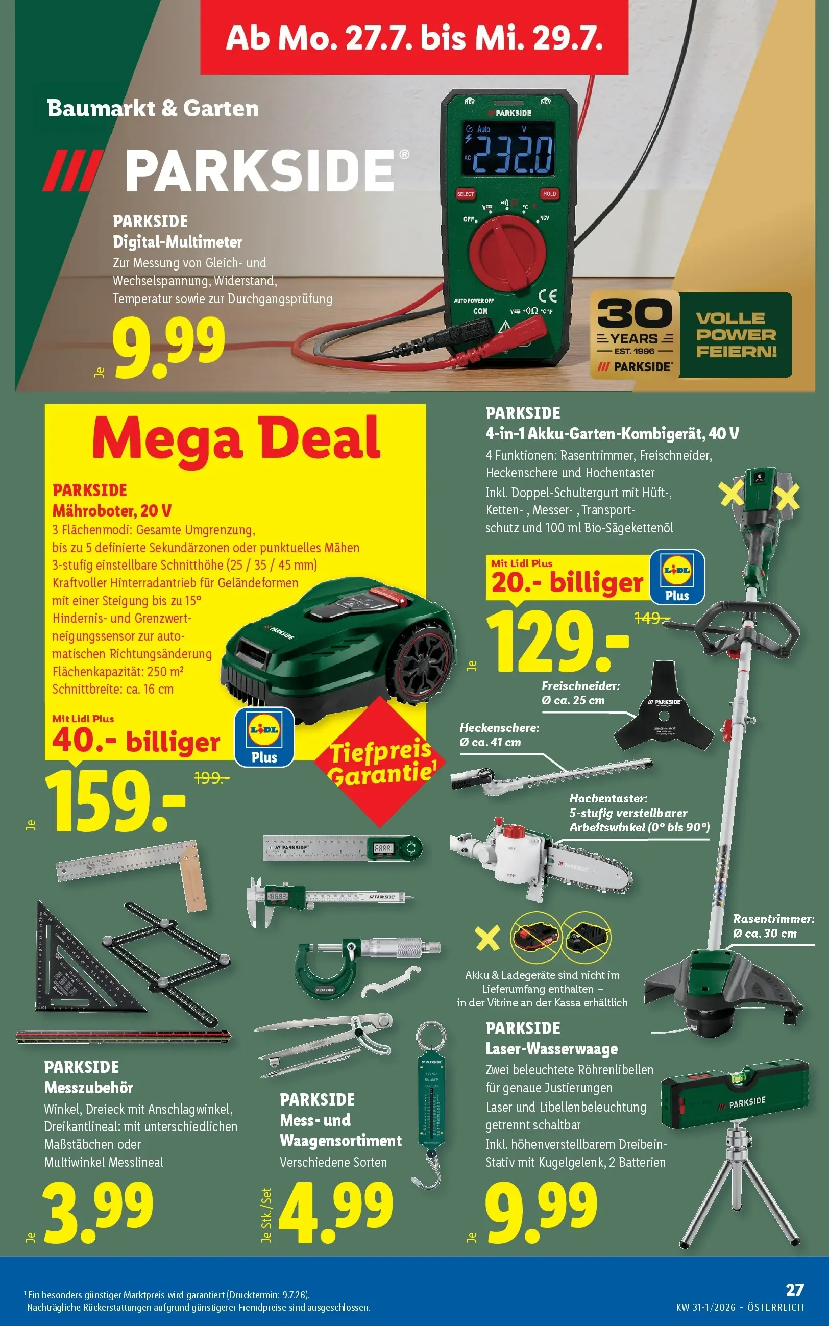Lidl - Lidl ab 23.07.2026 - Angebote ab donnerstag von 23. Juli bis 25. Juli 2026 - Flugblätt seite 34
