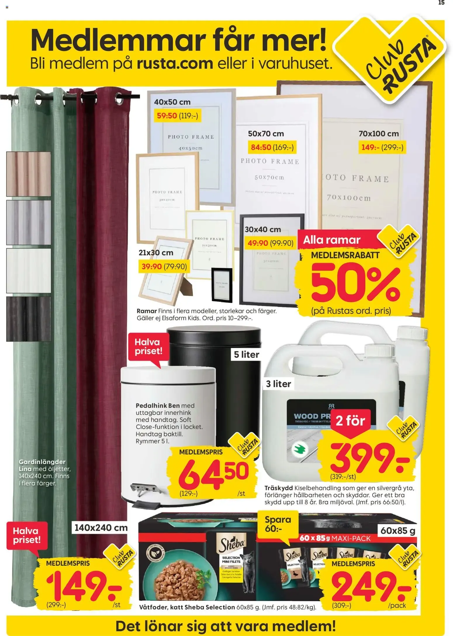 Rusta erbjudanden från 20/07/2026 - 26/07/2026 > Reklamblad nuvarande rabatter från 20 juli till 26 juli 2026 - Reklamblad sidor 15