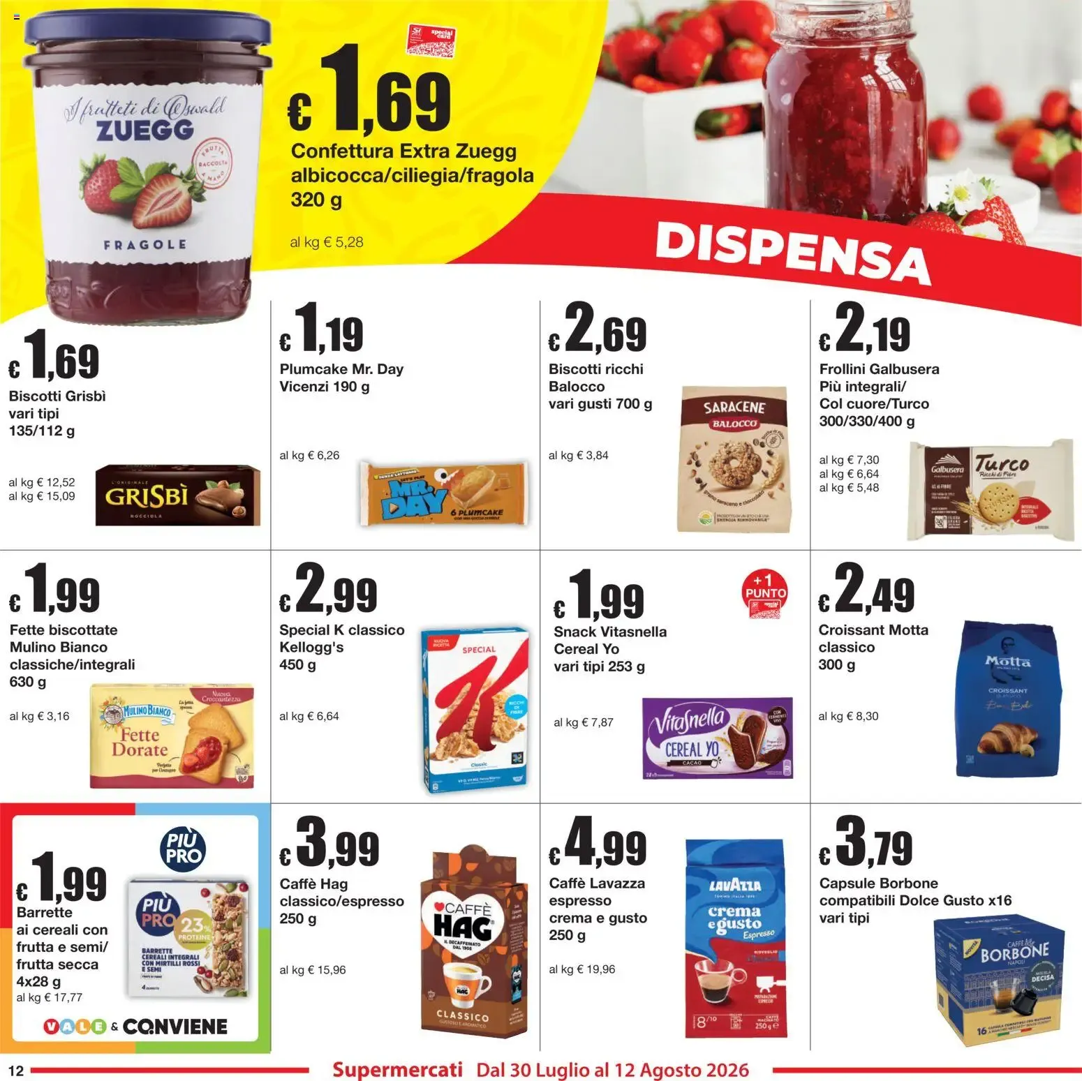 Sì con Te volantino dal 30/07/2026 - online Offerte da 30 luglio a 12 agosto di 2026 - Pagina del volantino 12