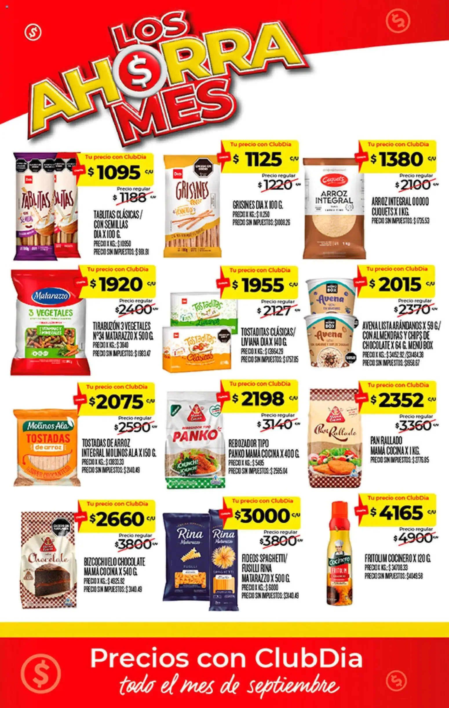 Ofertas de Supermercado DIA - Los Ahorra Mes de Septiembre 1 de septiembre al 30 de septiembre 2026 - Página 3 del catálogo