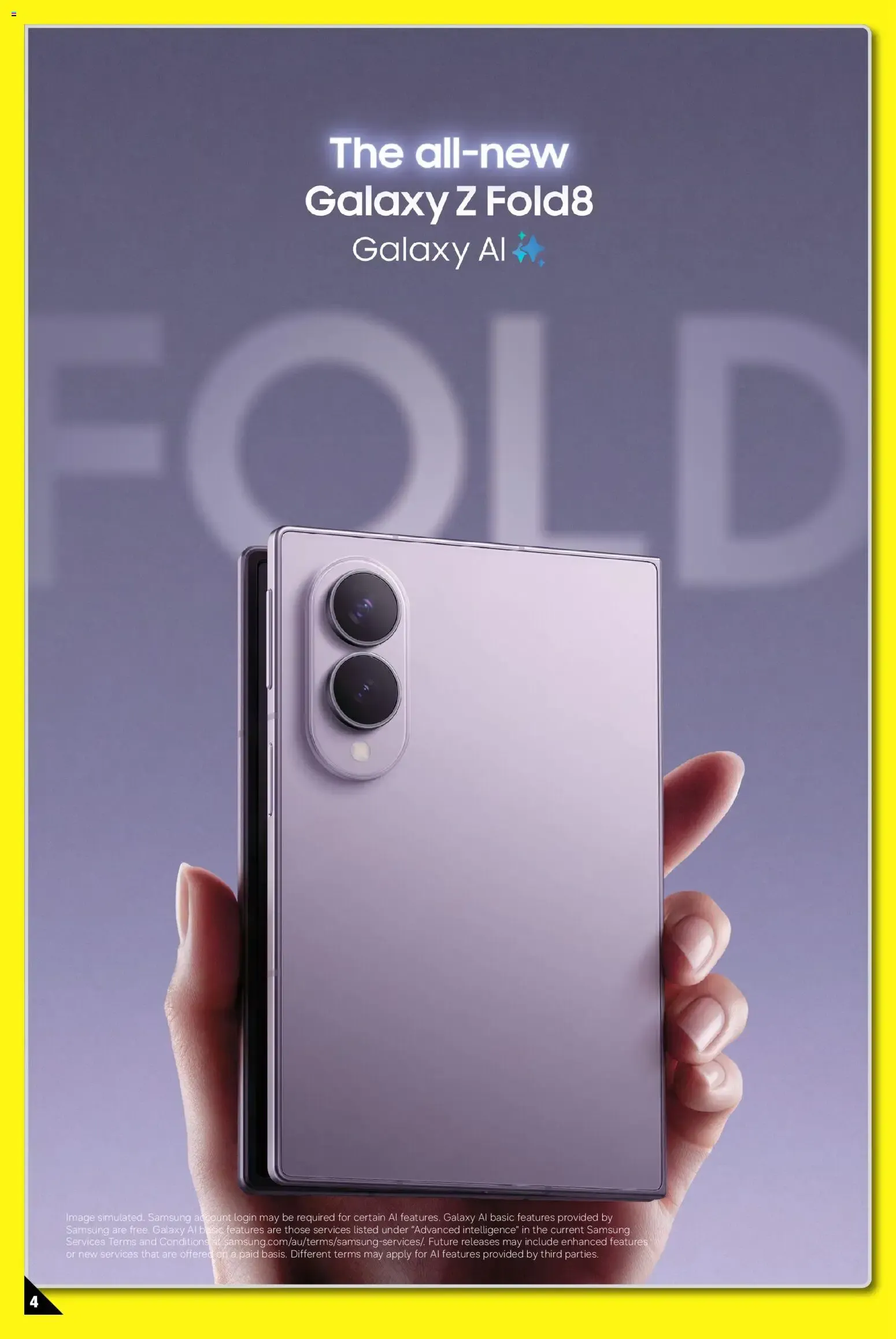 JB Hi-Fi Samsung Galaxy Z Fold8 Ultra | Fold8 Pre-order - Catalogue valid from 23 July to 13 August 2026 - page 4
