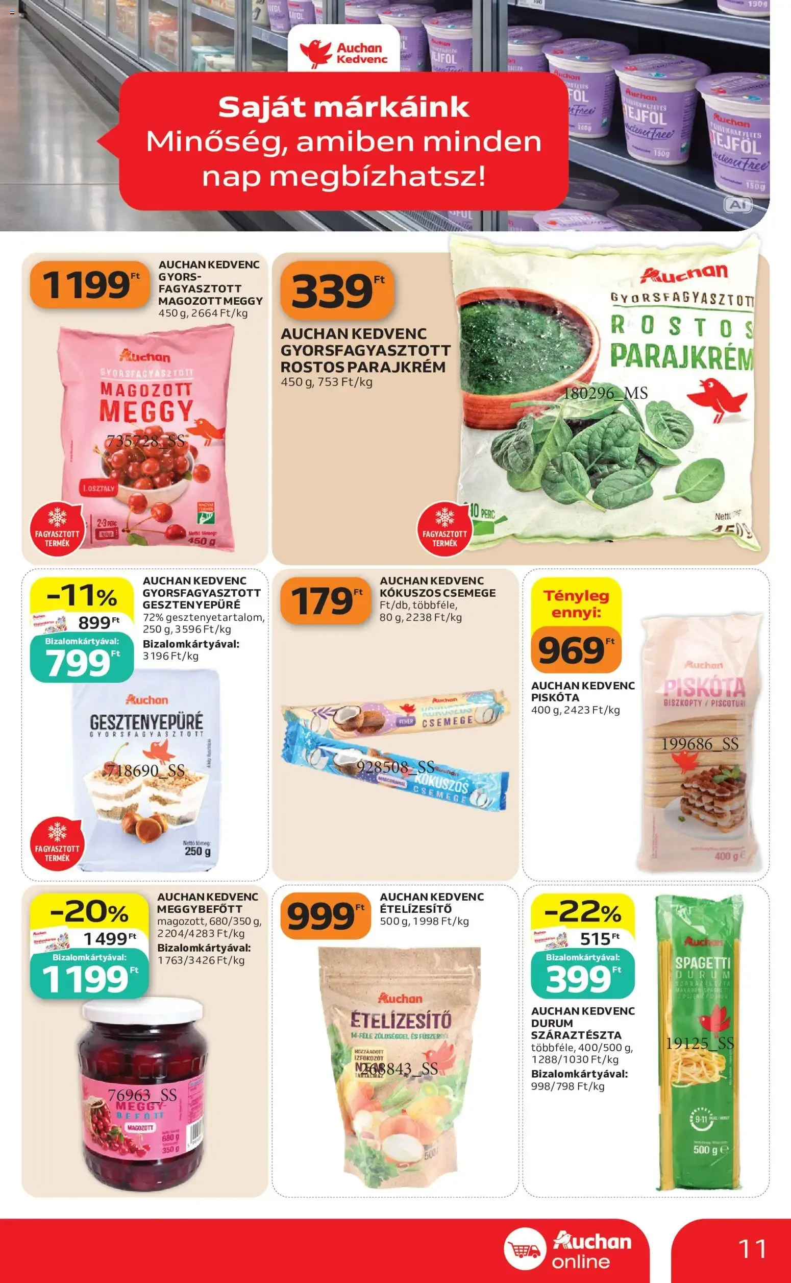 Katalógus Auchan Szupermarket akciós újság - 2026.10.15. -tól/töl > akció, lapozható szórólap 🛍️ október 15.-tól október 21.-ig 2026. - Oldal 11