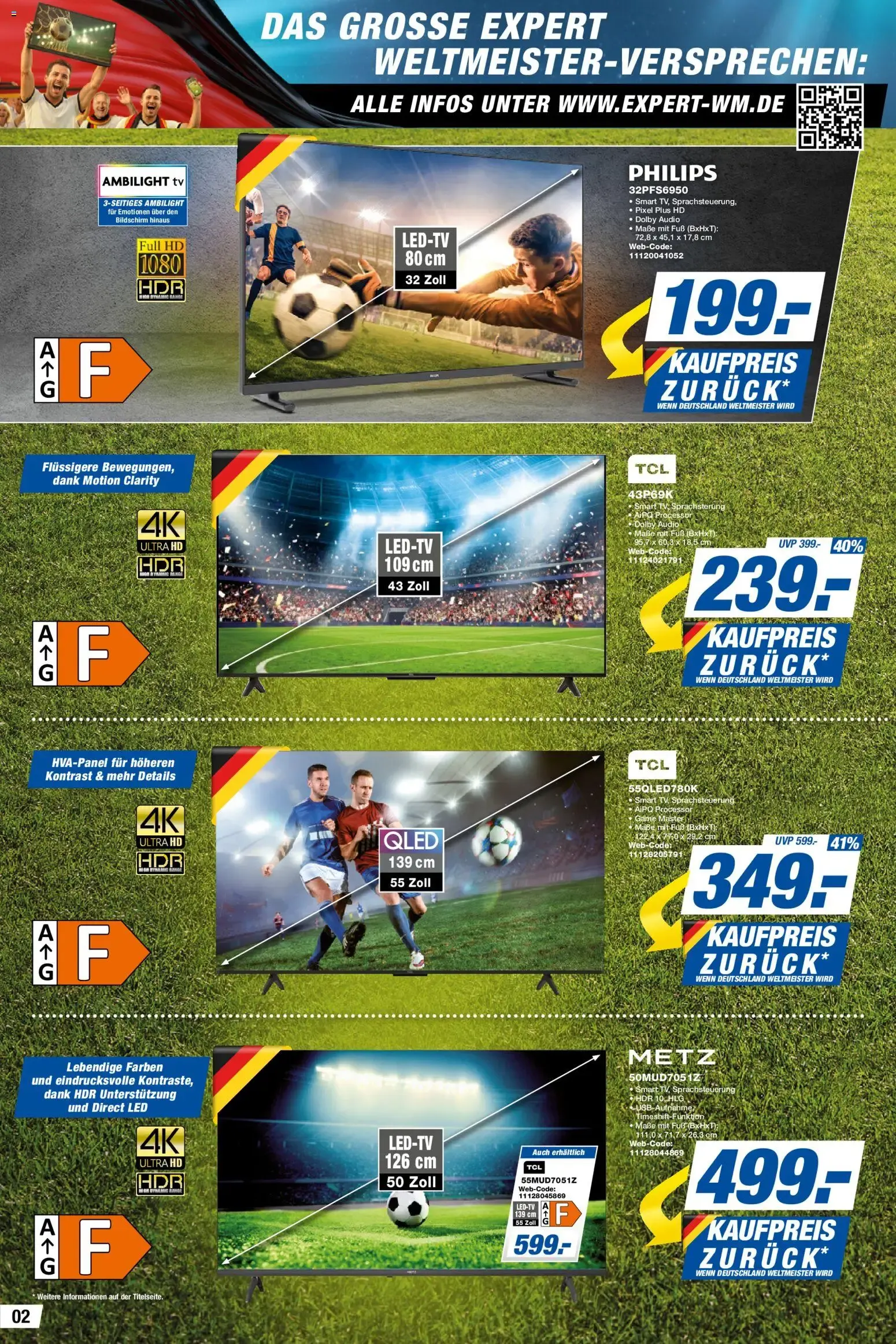 Expert Weltmeister-Versprechen: Gratis Fernseher von 5. Juni bis 10. Juni 2026 - Prospekt seite 2
