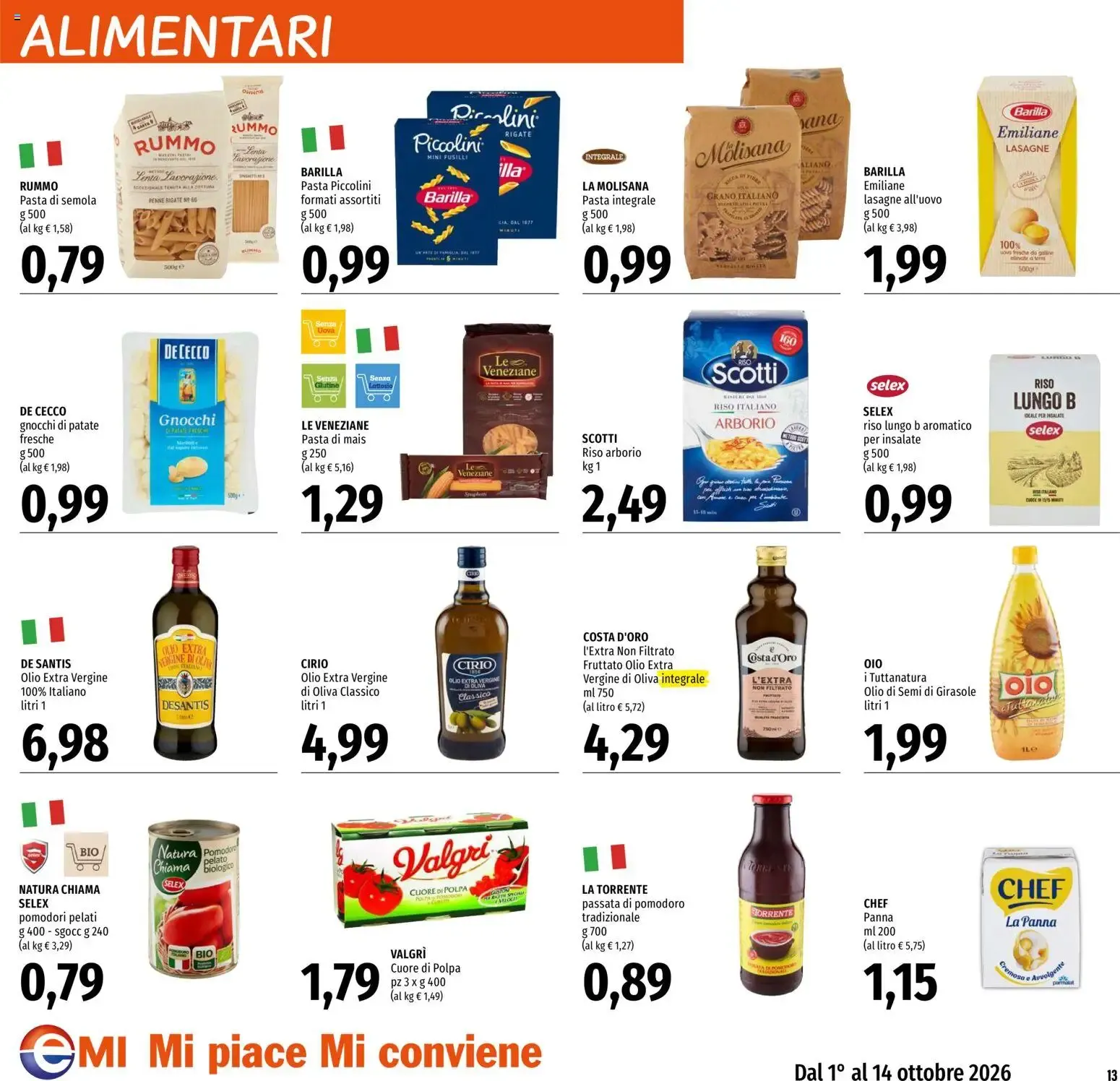 EMI volantino dal 01/10/2026 - online Offerte da 1 ottobre a 14 ottobre di 2026 - Pagina del volantino 13
