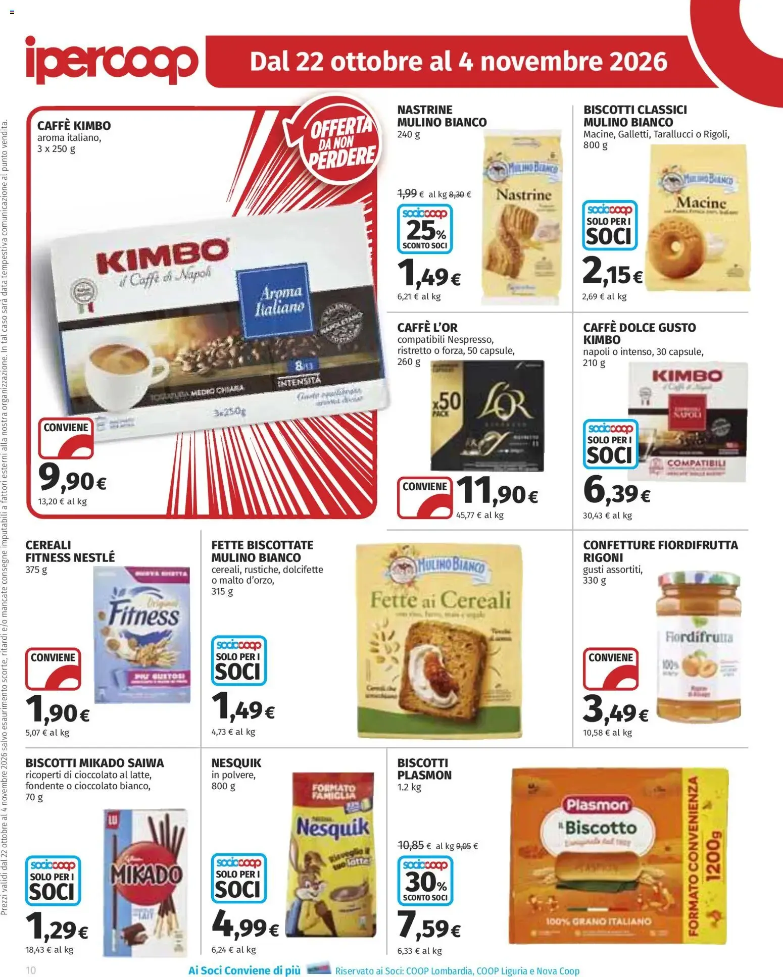 Anteprima volantino Ipercoop dal 22/10/2026 - nuovo offerte da 22 ottobre a 4 novembre di 2026 - Pagina del volantino 10