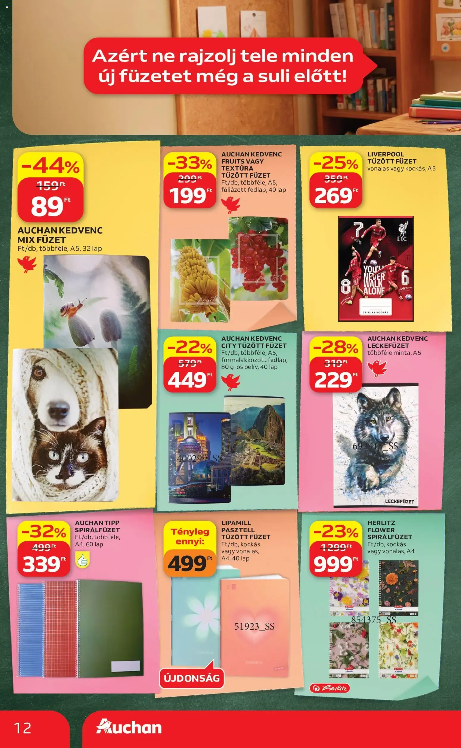 Katalógus Auchan Szupermarket akciós újság - 2026.07.23. -tól/töl > akció, lapozható szórólap 🛍️ július 23.-tól július 29.-ig 2026. - Oldal 12