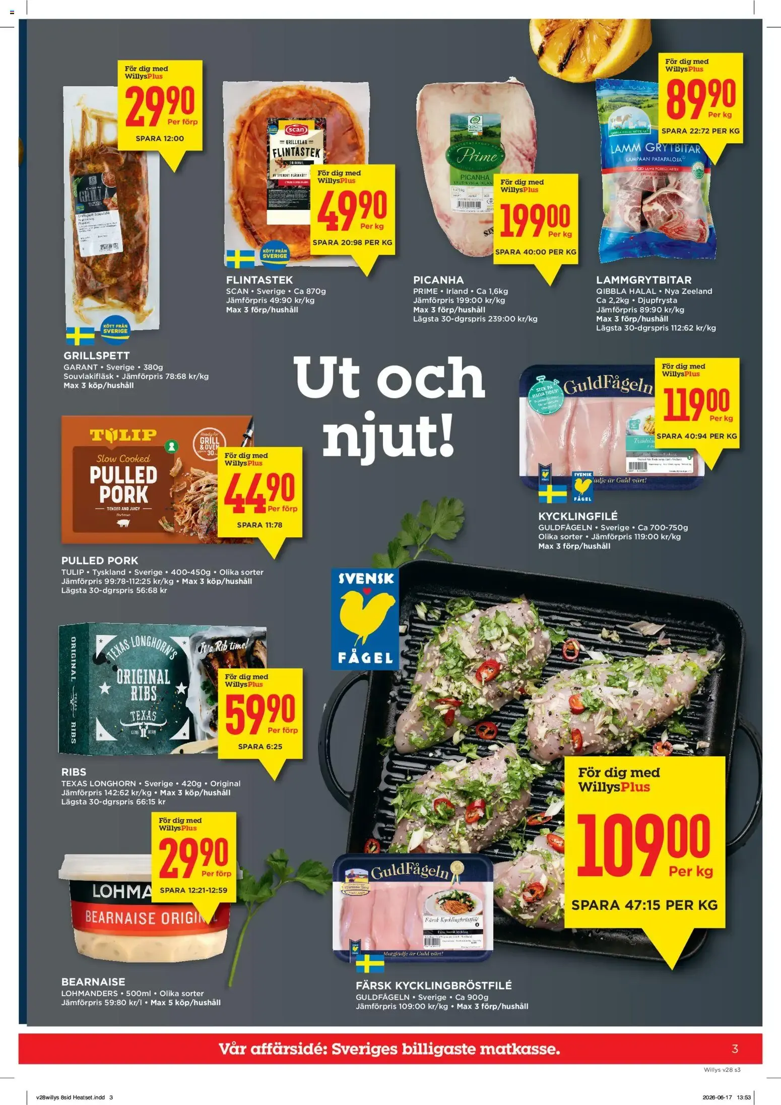 Willys erbjudanden från 06/07/2026 - 12/07/2026 > Reklamblad nuvarande rabatter från 6 juli till 12 juli 2026 - Reklamblad sidor 3