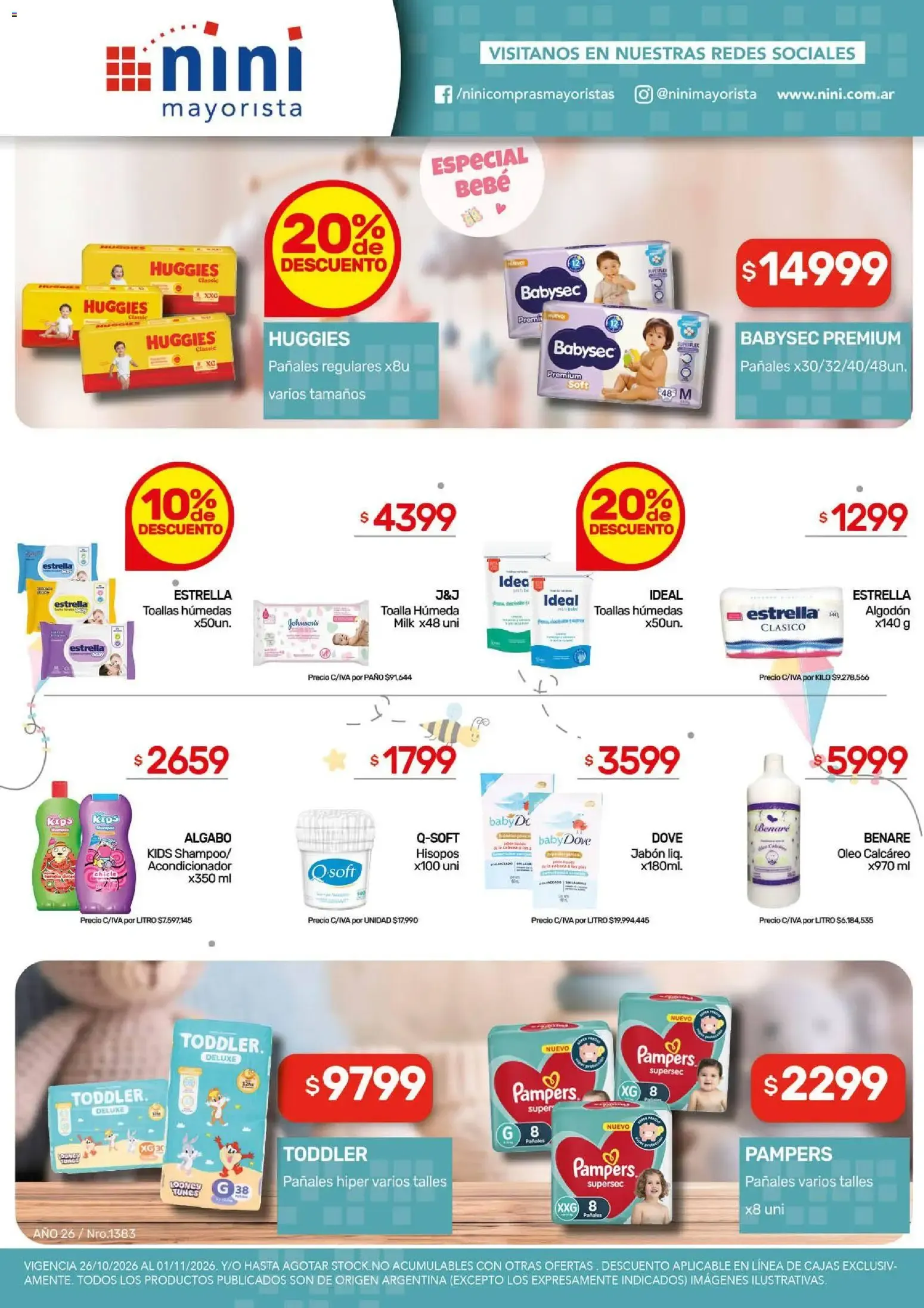 Ofertas de NINI Mayorista catálogo del 26/10/2026 - 01/11/2026 26 de octubre al 1 de noviembre 2026 - Página 6 del catálogo