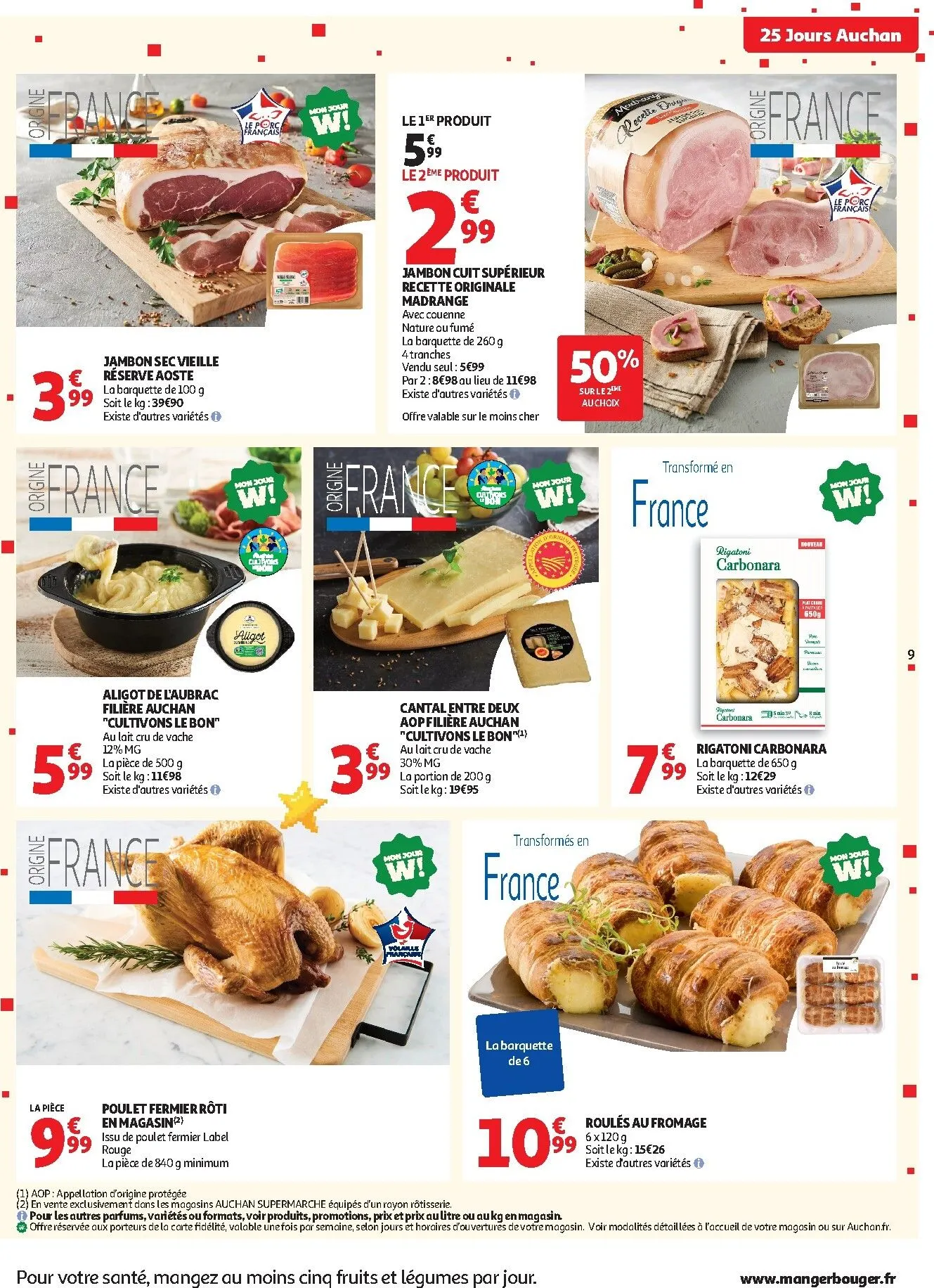 Current Auchan supermarché - 25 jours leaflet valid from du mardi 27/10/2026 to du samedi 31/10/2026 du 27 octobre au 31 octobre 2026 - Catalogue page 9