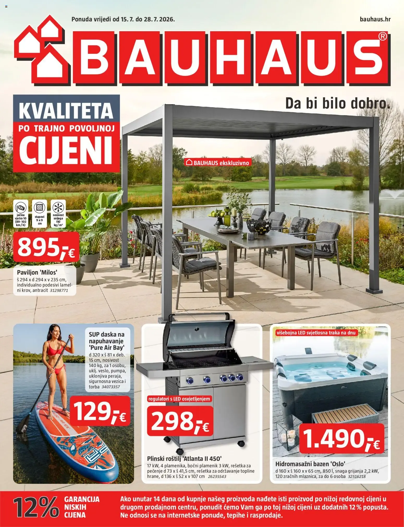 Katalog Bauhaus Katalog novi od 15.07.2026 na listanje > letak digitalni od 15. srpnja do 28. srpnja 2026. - Pregled Stranica 1