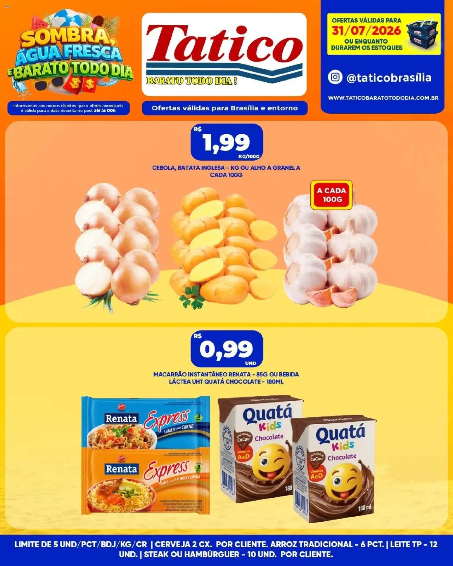 Encarte de Tatico ofertas Fim de Semana de 01/08/2026 | Promoções Online 1 de agosto até 2 de agosto 2026 - Pagina 29