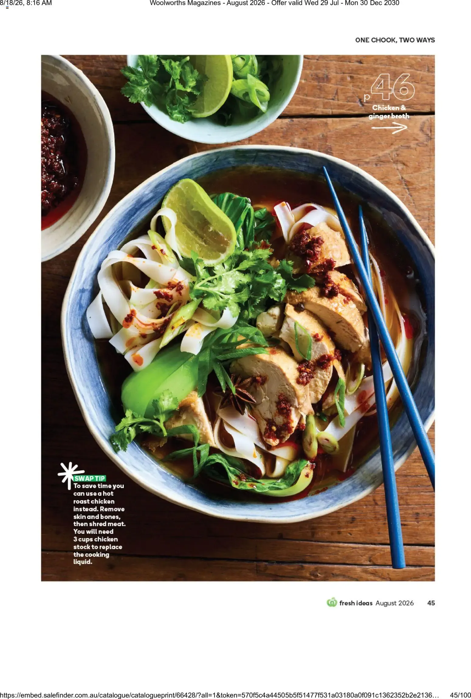 Woolworths Fresh Ideas - August 2026 - Catalogue valid from 29 July to 30 December 2030 - page 45