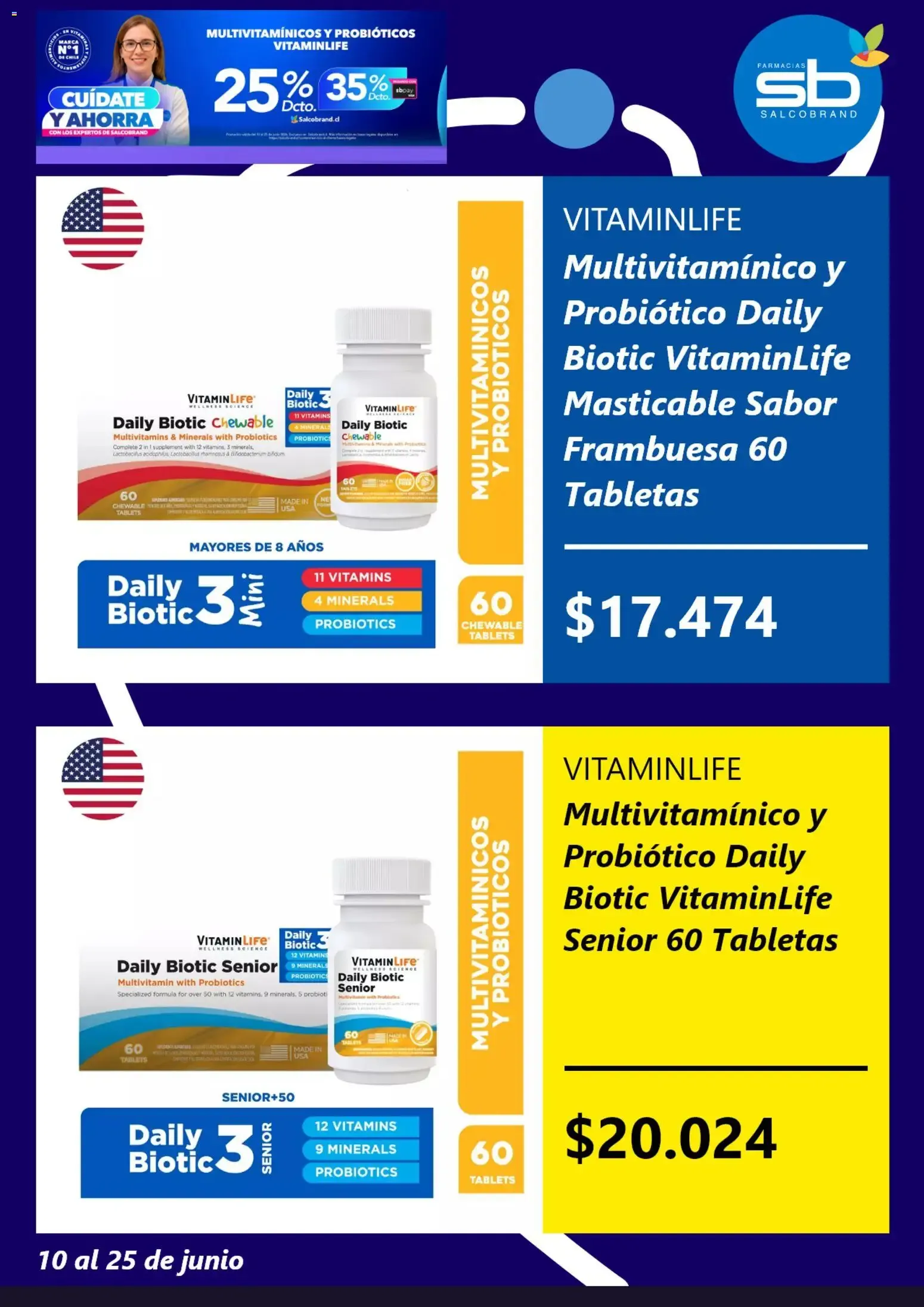 Catálogo de Cuídate y Ahorra - Multivitamínicos y Probióticos Vitaminlife con hasta 25% DCTO. 10 de junio al 25 de junio 2026 - Página 5