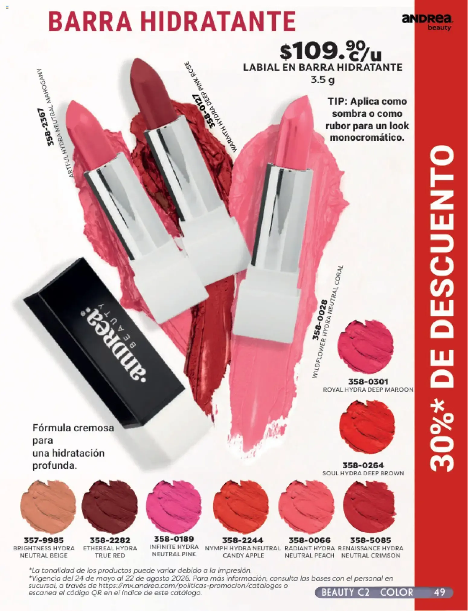 Catálogo de Andrea catálogo Beauty 2026 - Catálogos en línea de 24/05 - 22/08 24 de mayo al 22 de agosto 2026 - Pagina 49