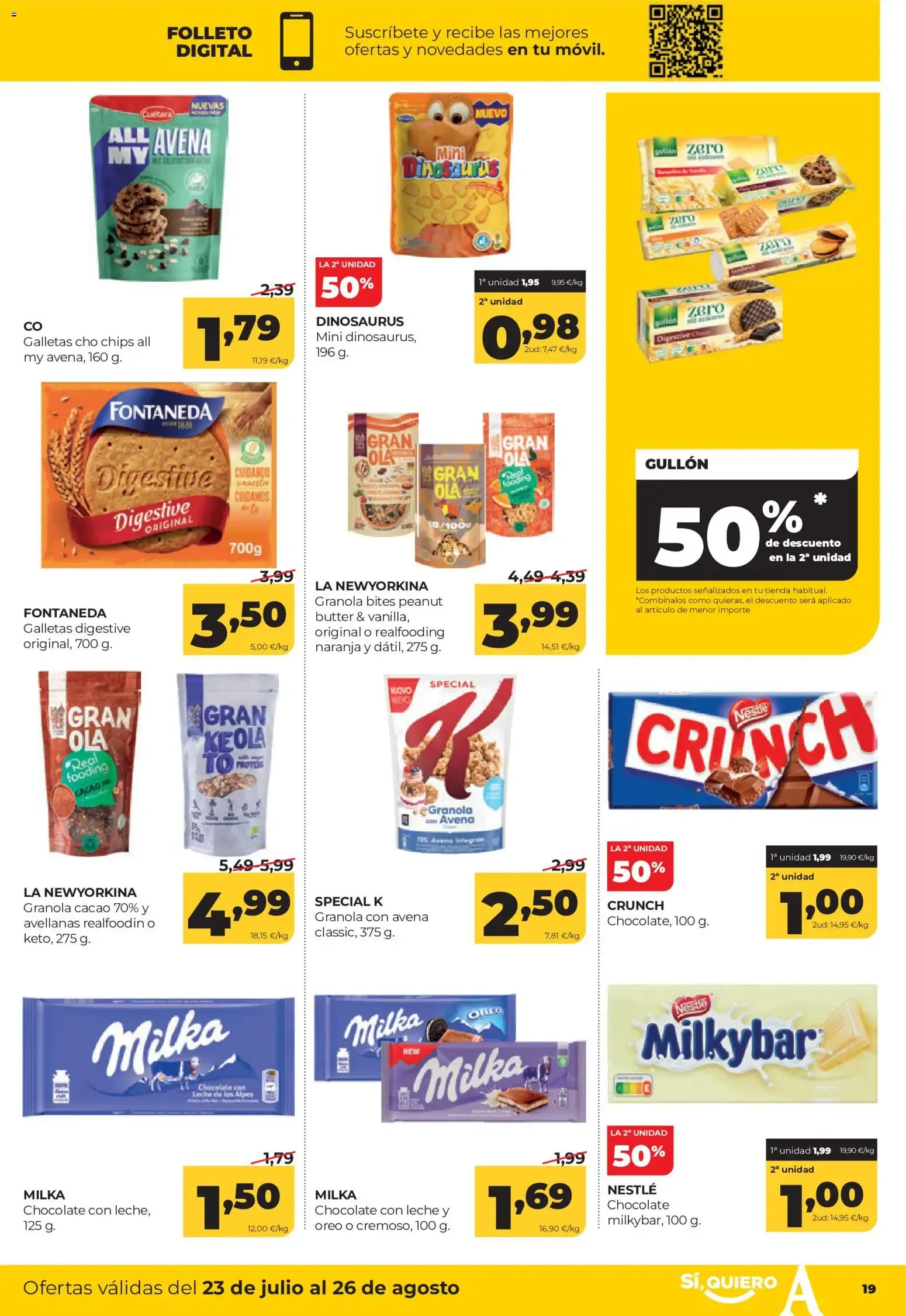 Catálogo de Alimerka: Ofertas válidas en Castilla y León y Galicia del 23 de julio al 26 de agosto 23 de julio al 26 de agosto 2026 - Página 19