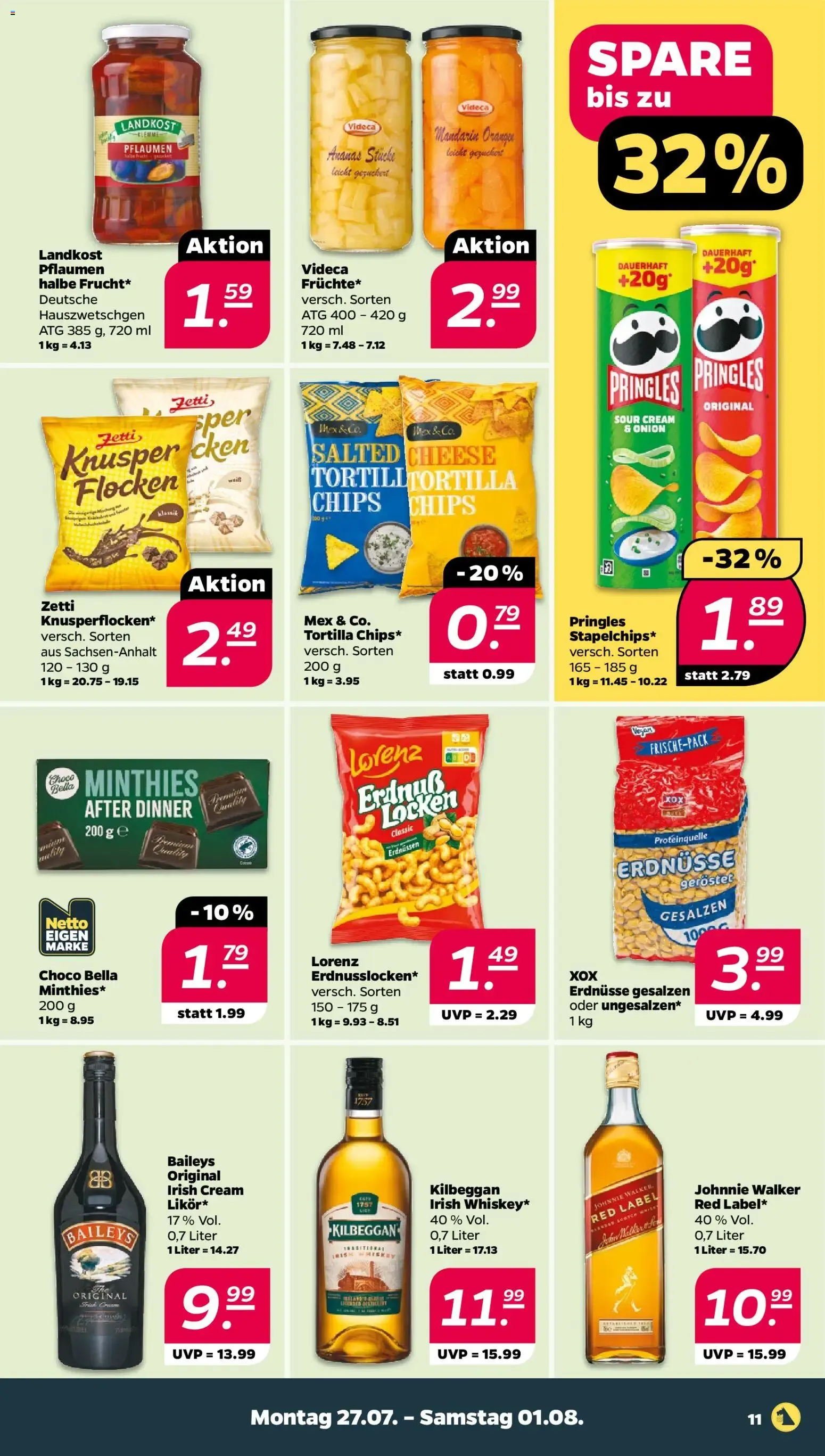 Netto Prospekt ab 27.07.2026 → Angebote nächste Woche von 27. Juli bis 1. August 2026 - Prospekt seite 11