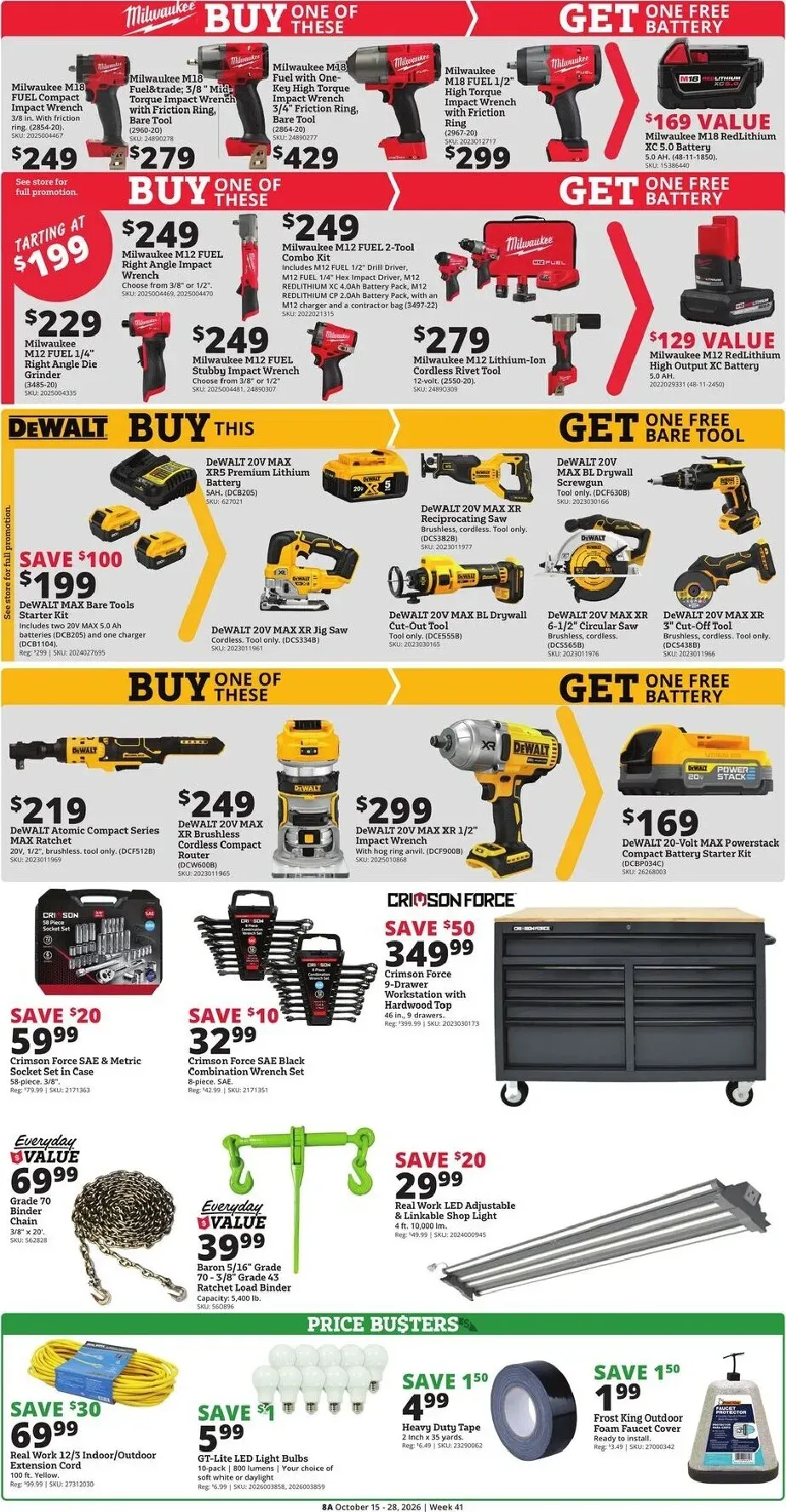 Weekly promotion Current Rural King - Pet-O-Ween leaflet valid from Thursday 10/15/2026 to Wednesday 10/28/2026 spanning from October 15 to October 28 2026 - Page 8 for Catalogue 365