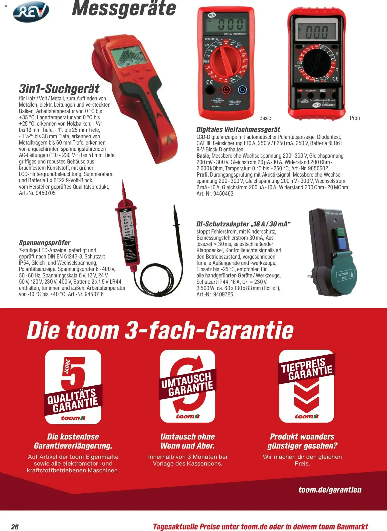 Toom Baumarkt Elektro-Installation 2026 (ab 14.03.2026) zum Blättern von 14. März bis 30. Juni 2026 - Prospekt seite 26