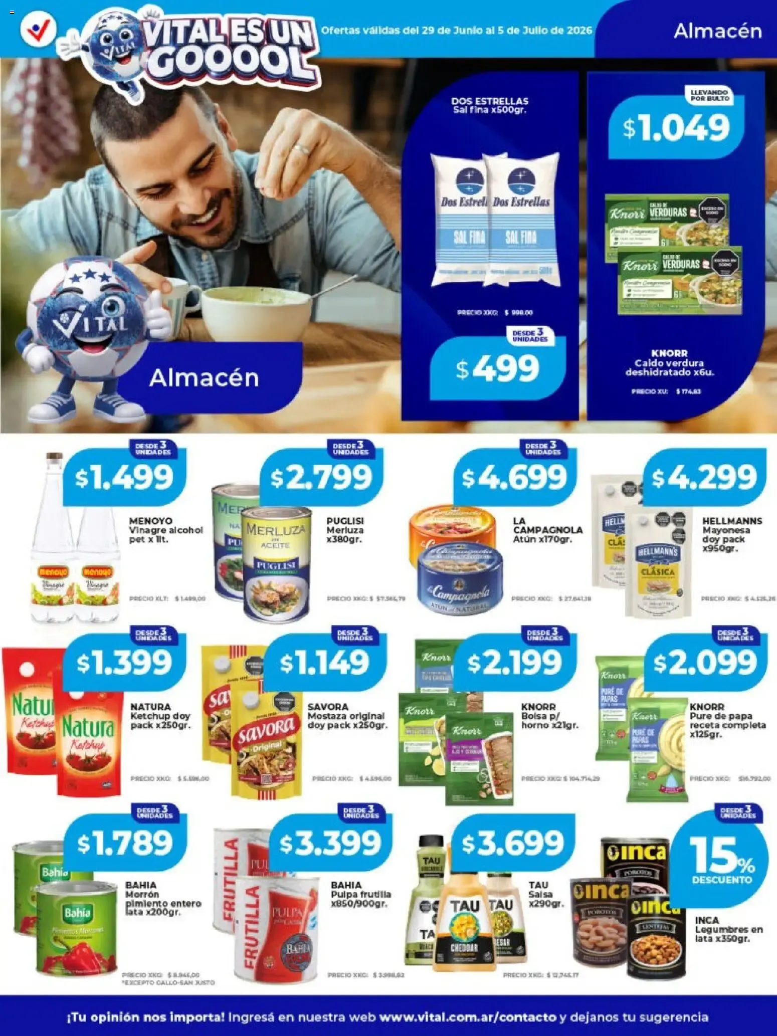 Ofertas de Vital - Ofertas || del 29/06/2026 - 05/07/2026 || Catálogo 29 de junio al 5 de julio 2026 - Página 13 del catálogo
