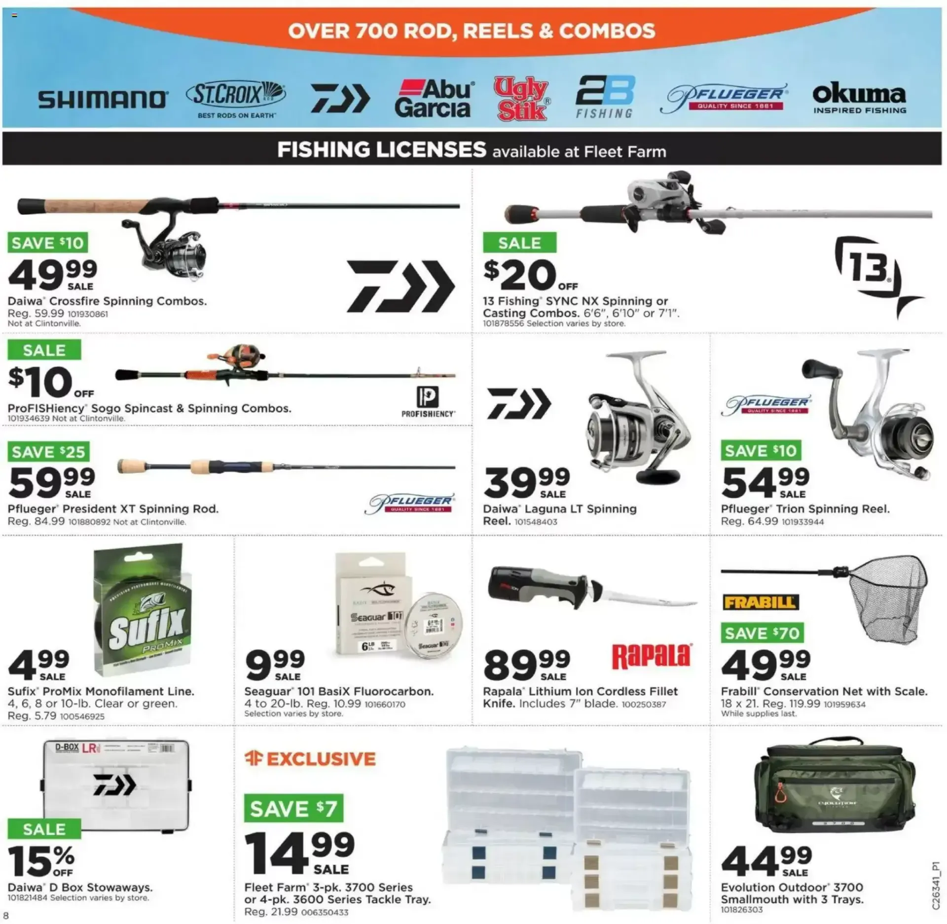 Weekly promotion Fleet Farm Weekly Ad spanning from August 17 to August 23 2026 - Page 10 for Catalogue 365