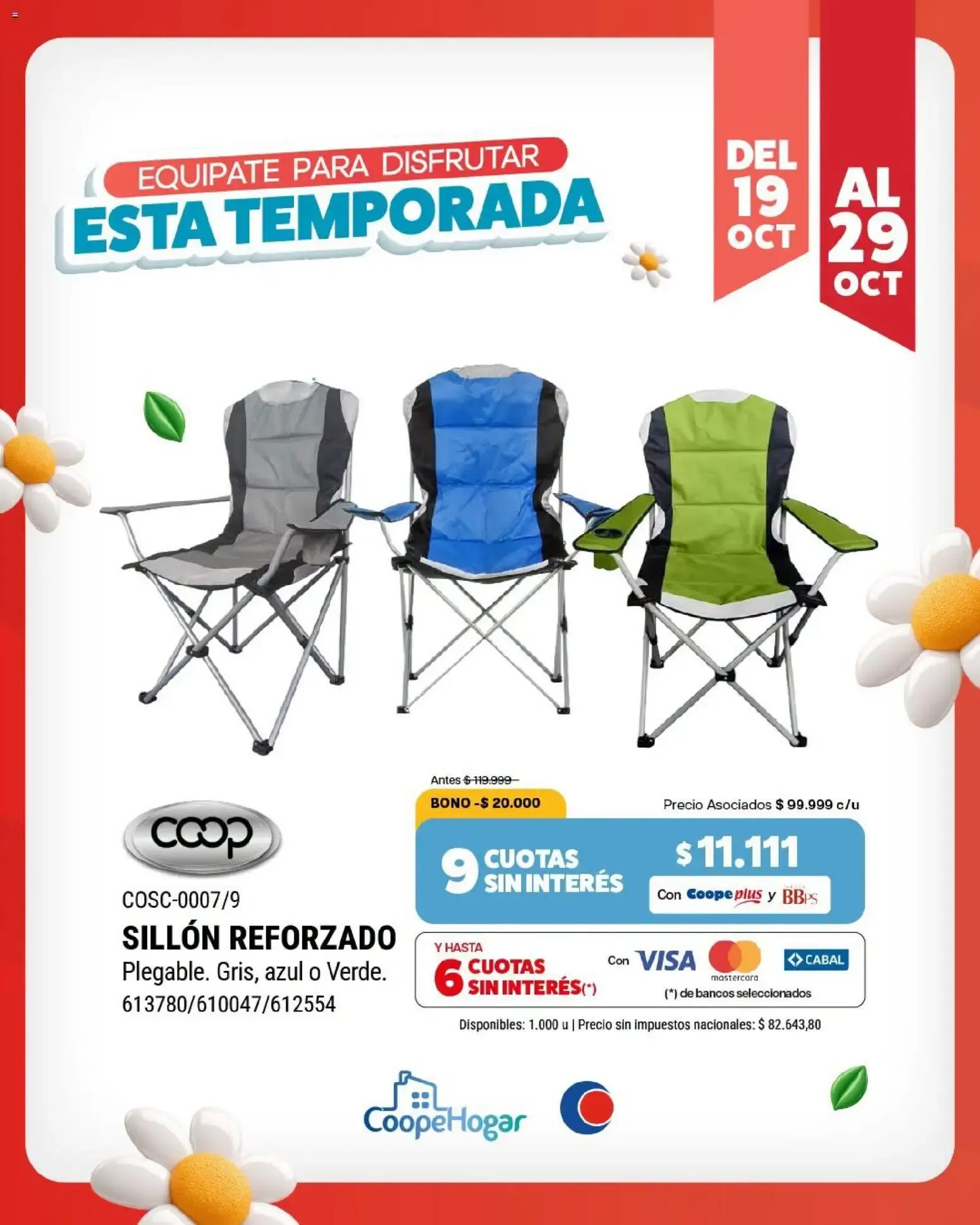 Ofertas de Cooperativa Obrera - Equipate para disfrutar esta temporada del 19/10/2026 - 29/10/2026 19 de octubre al 29 de octubre 2026 - Página 2 del catálogo
