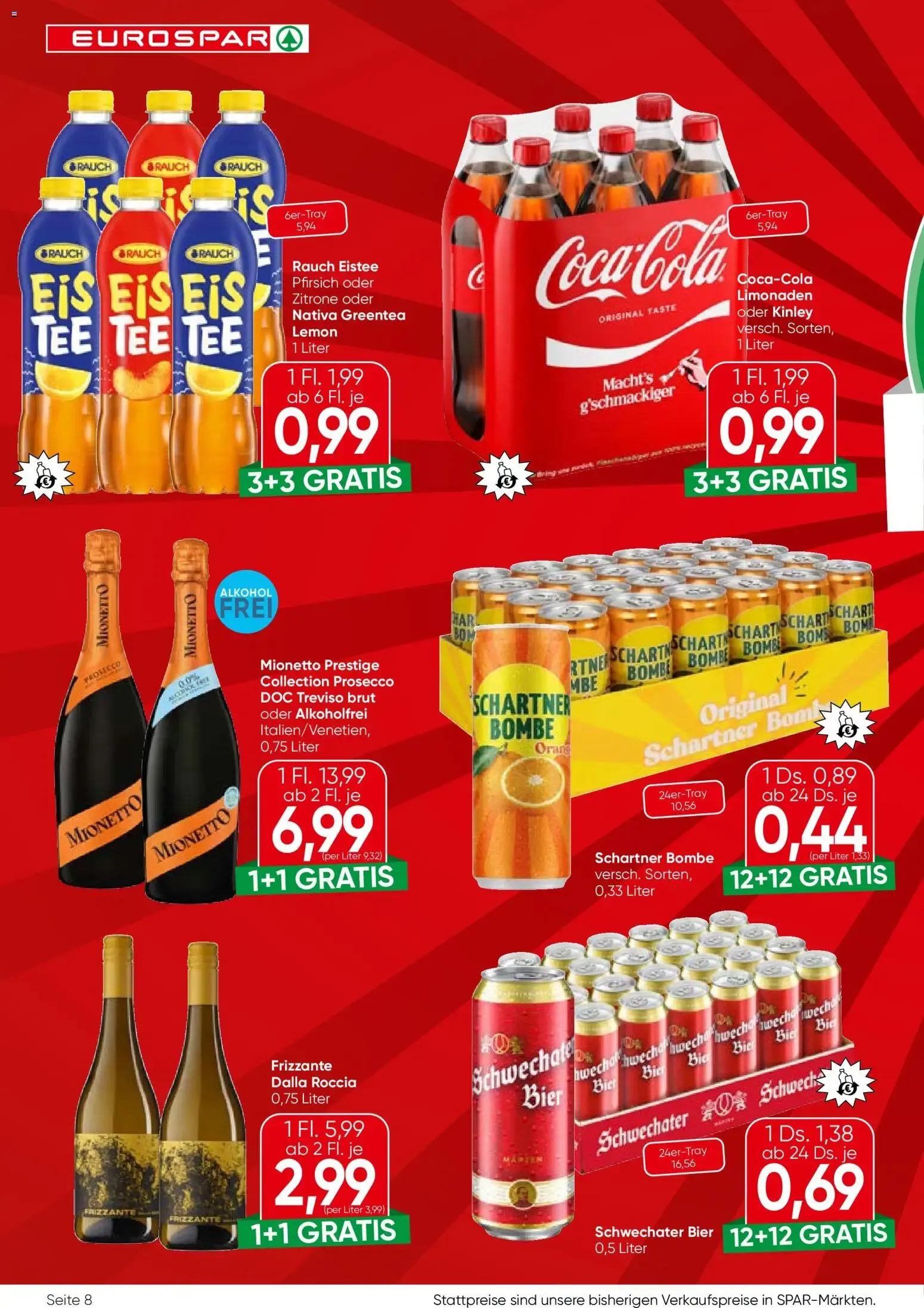 Eurospar Flugblatt von 24.09.2026 - Aktuelle Angebote von 24. September bis 7. Oktober 2026 - Flugblätt seite  8