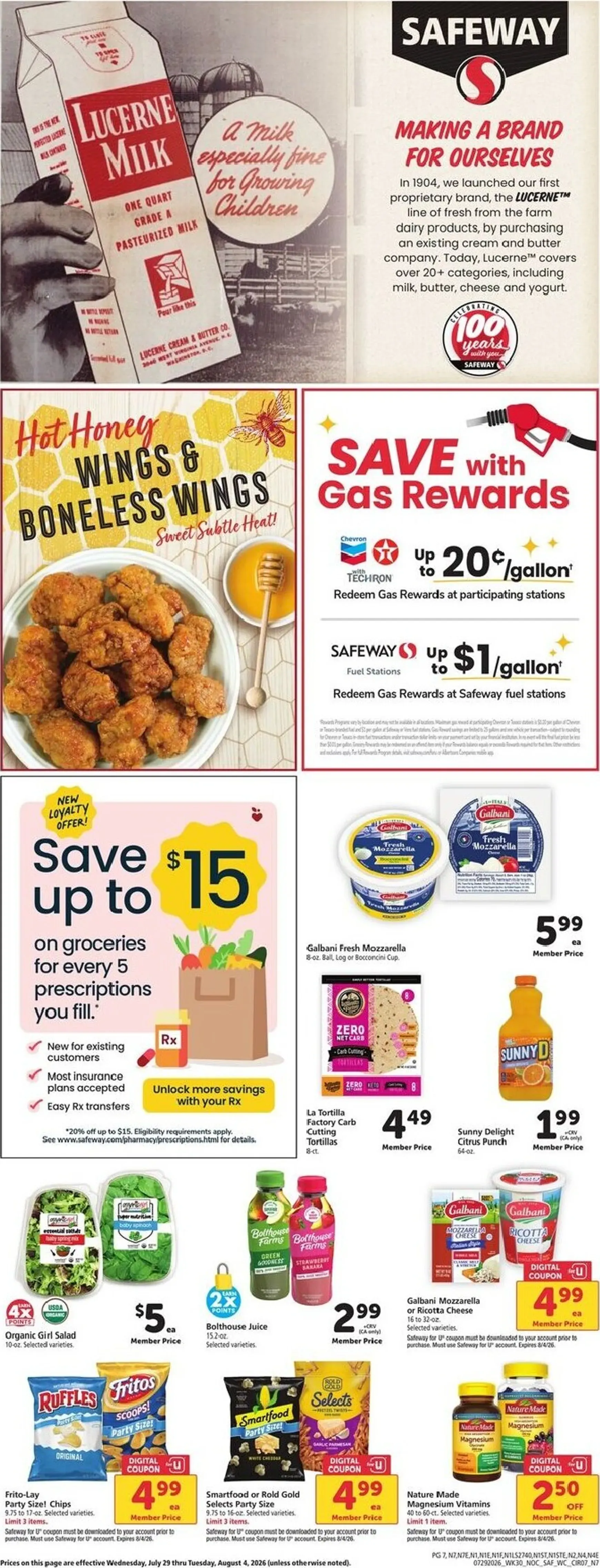 Weekly ad SAFEWAY Fuel-Up Saturday from July 29 to August 4 2026 - Page 7