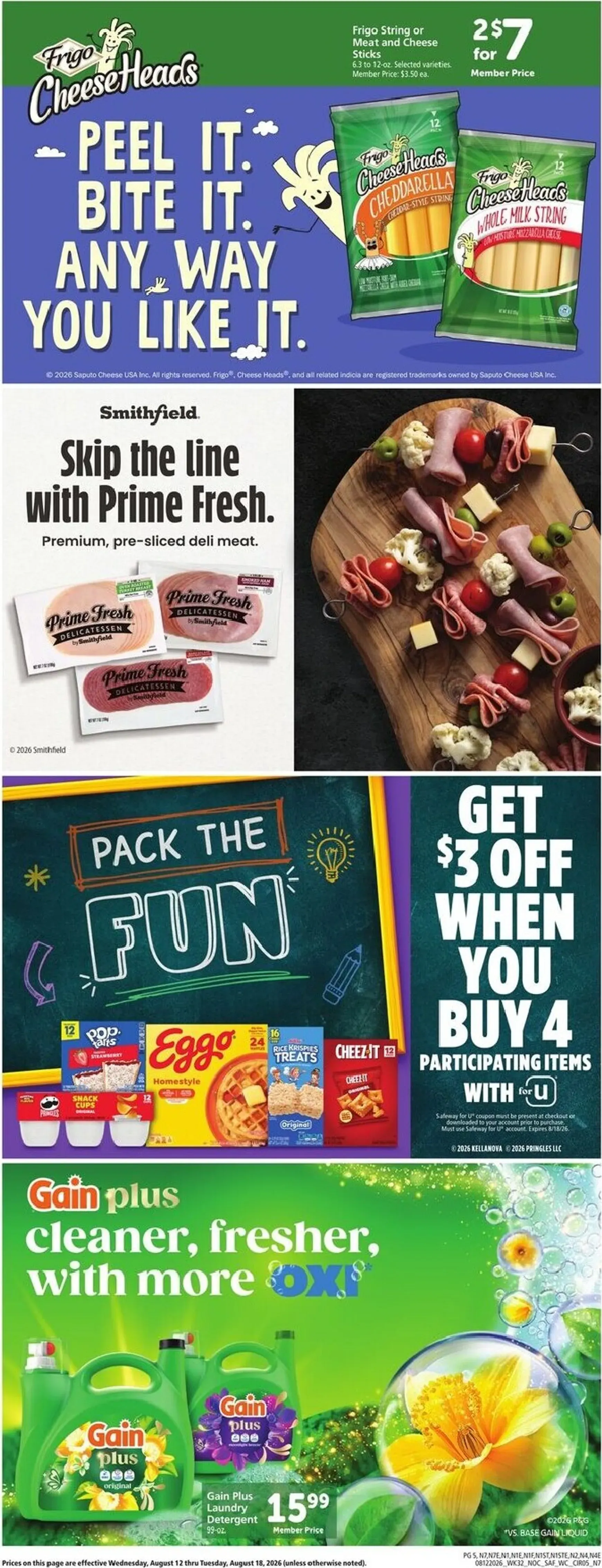 Weekly ad Safeway Fuel-Up Saturday Ad from August 12 to August 18 2026 - Page 5