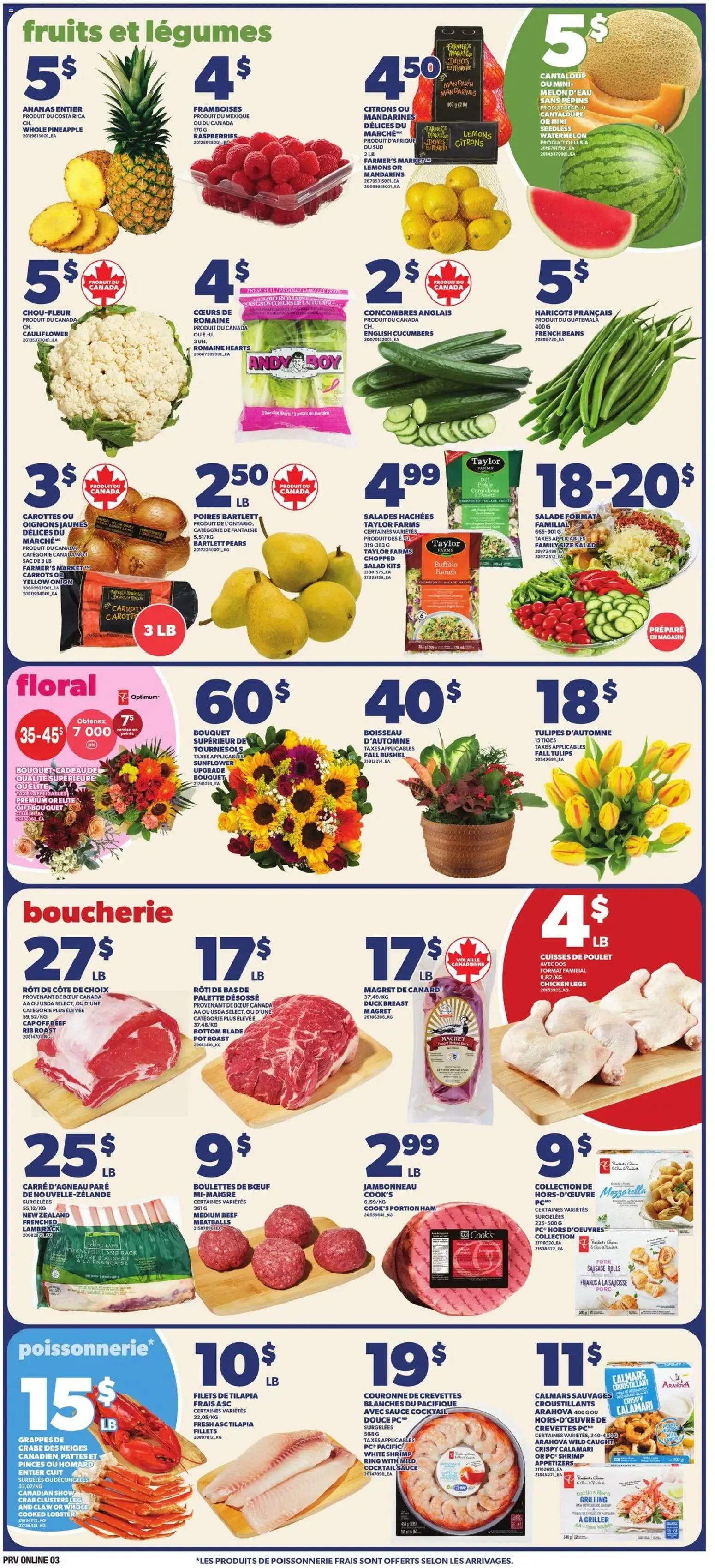 Provigo weekly flyer / circulaire from Oct 8, 2026 > weekly specials & deals from October 8 to October 14 2026 - flyer page 3