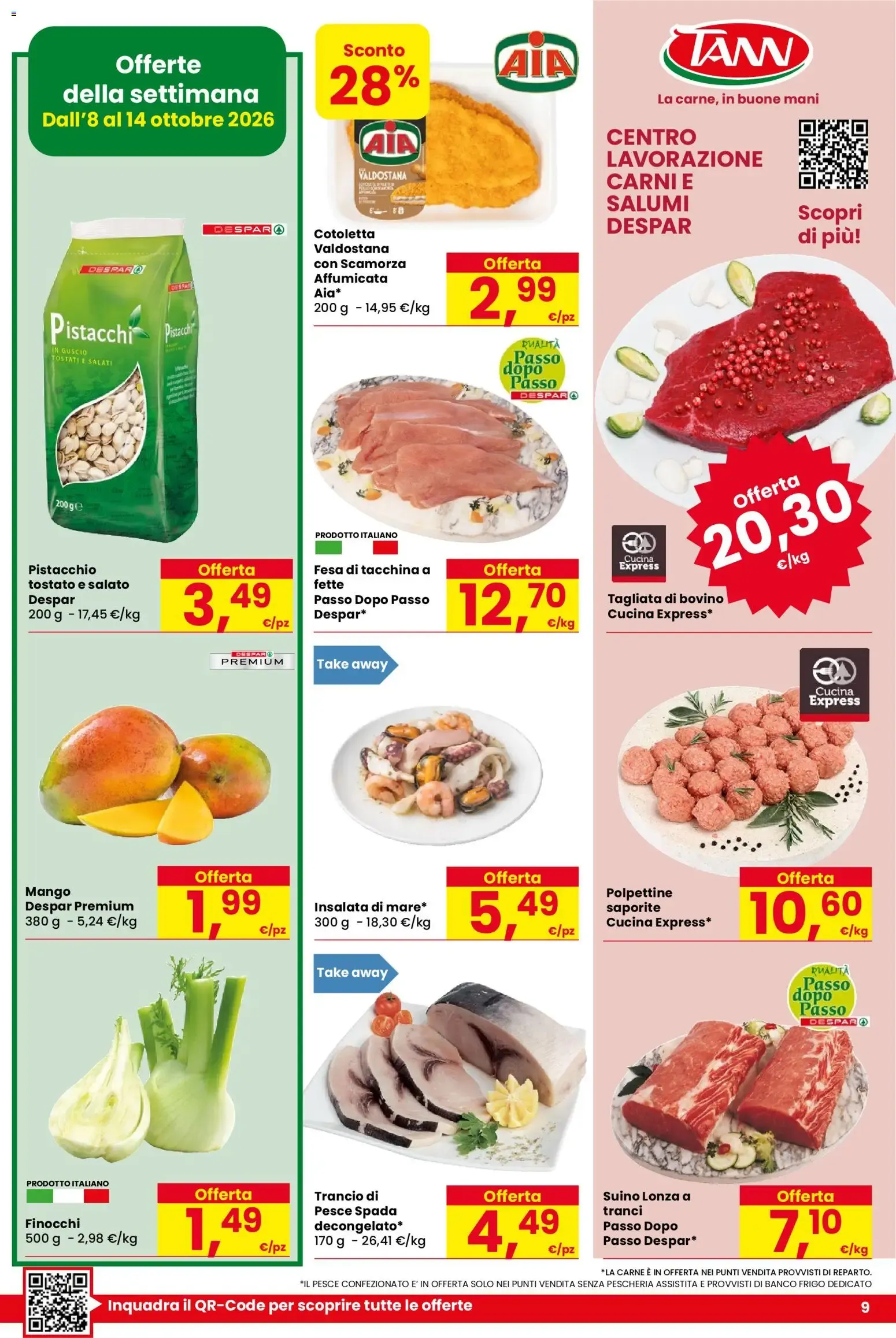 Despar Sottocosto da 1 ottobre a 10 ottobre di 2026 - Pagina del volantino 9