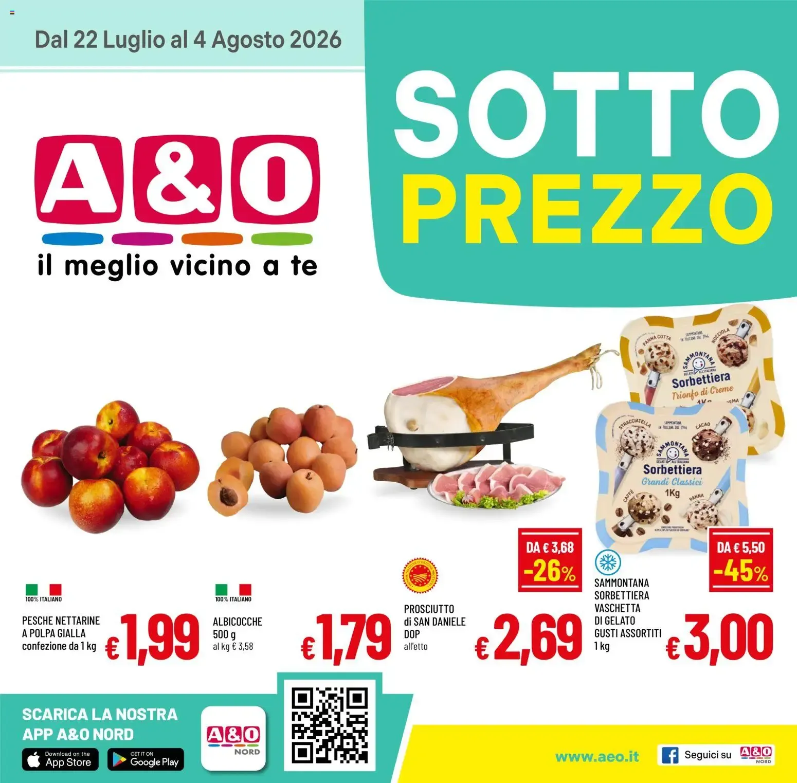 SOTTO PREZZO da 22 luglio a 4 agosto di 2026 - Pagina del volantino 1