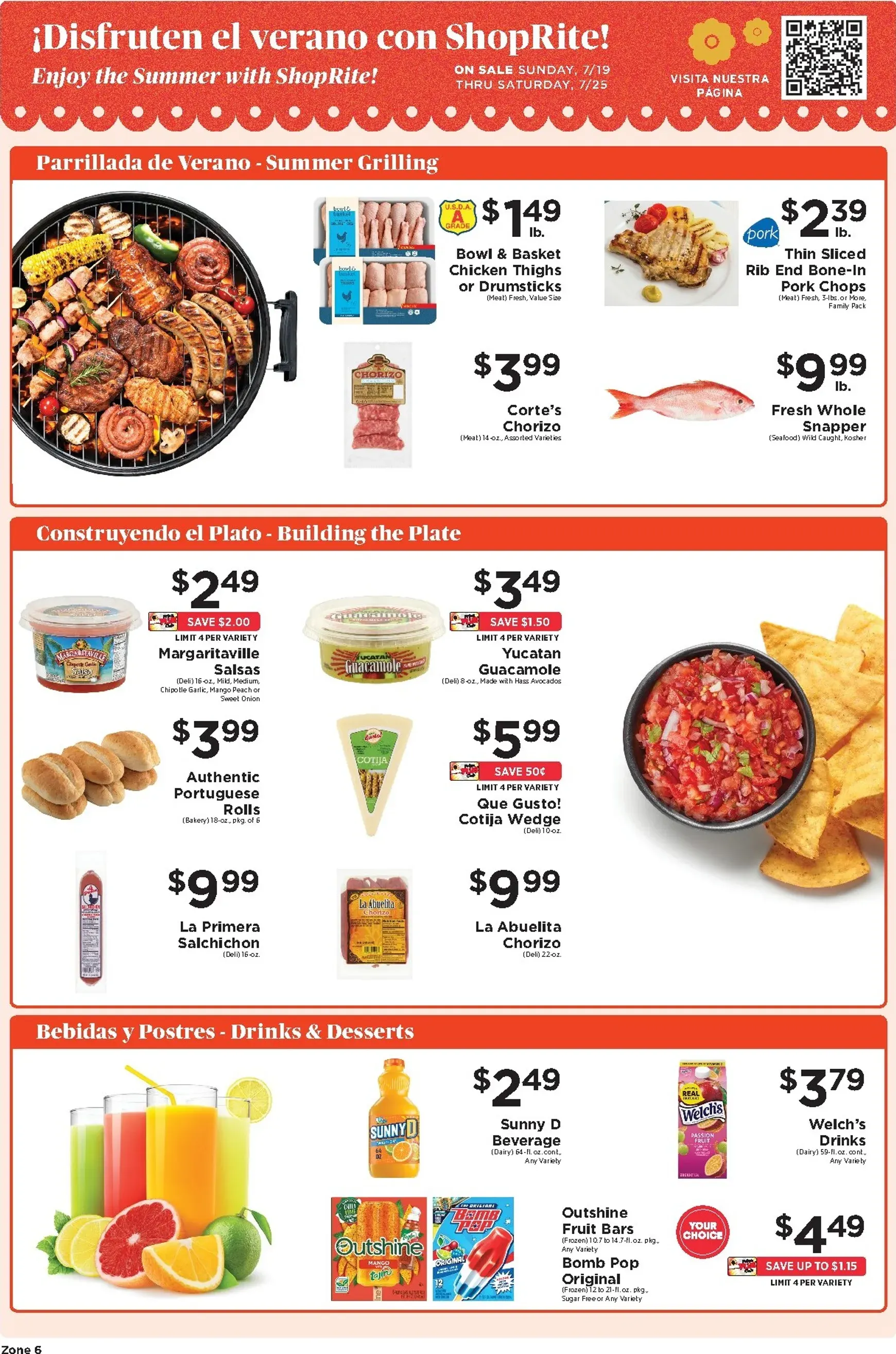 Weekly promotion Current ShopRite leaflet valid from Sunday 07/19/2026 to Saturday 07/25/2026 spanning from July 19 to July 25 2026 - Page 11 for Catalogue 365