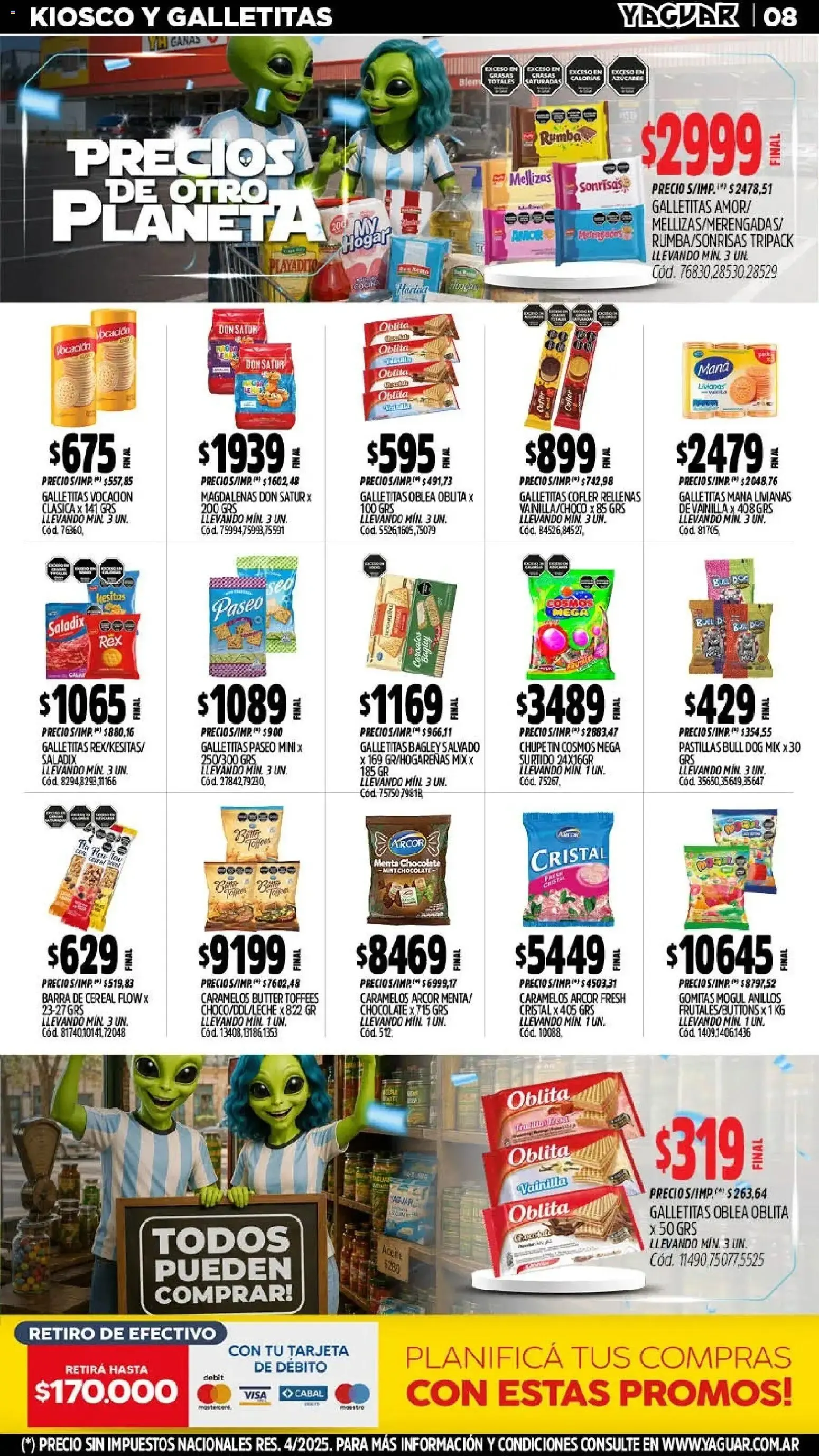 Ofertas de Mayorista Yaguar - Precios de Otro Planeta 6 de julio al 11 de julio 2026 - Página 9 del catálogo