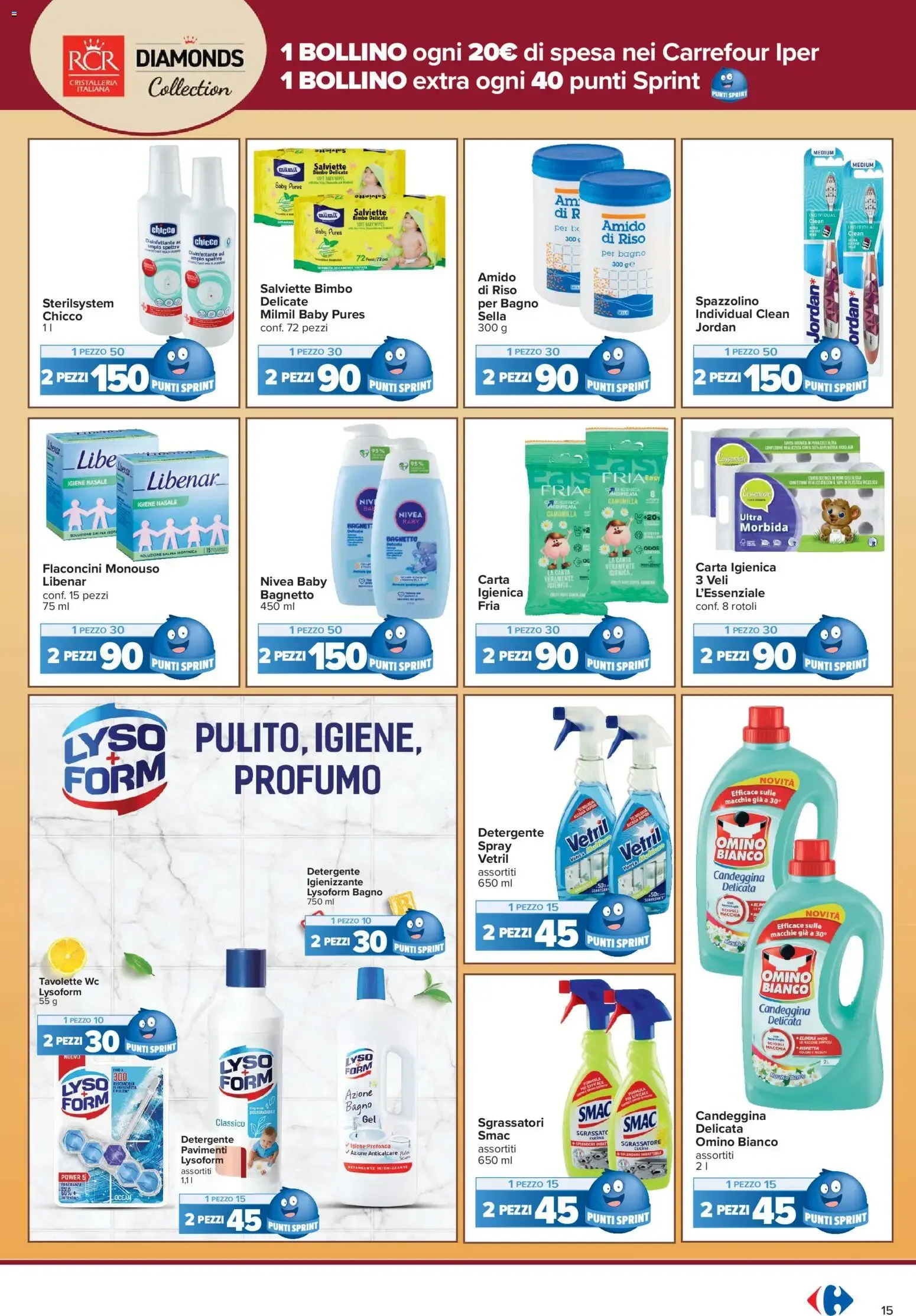 Nuovo Carrefour volantino Iper - Punti Sprint Payback dal 15/09/2026 > offerte anteprima 🛍️ da 15 settembre a 28 settembre di 2026 - Pagina del volantino 15
