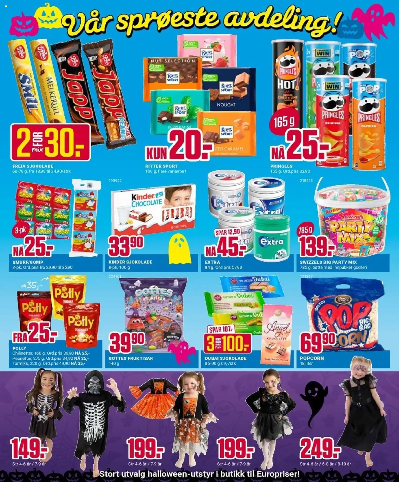 Europris: Hele Norges Halloween-butikk! fra 19. oktober til 24. oktober 2026 - kundeavisside 3
