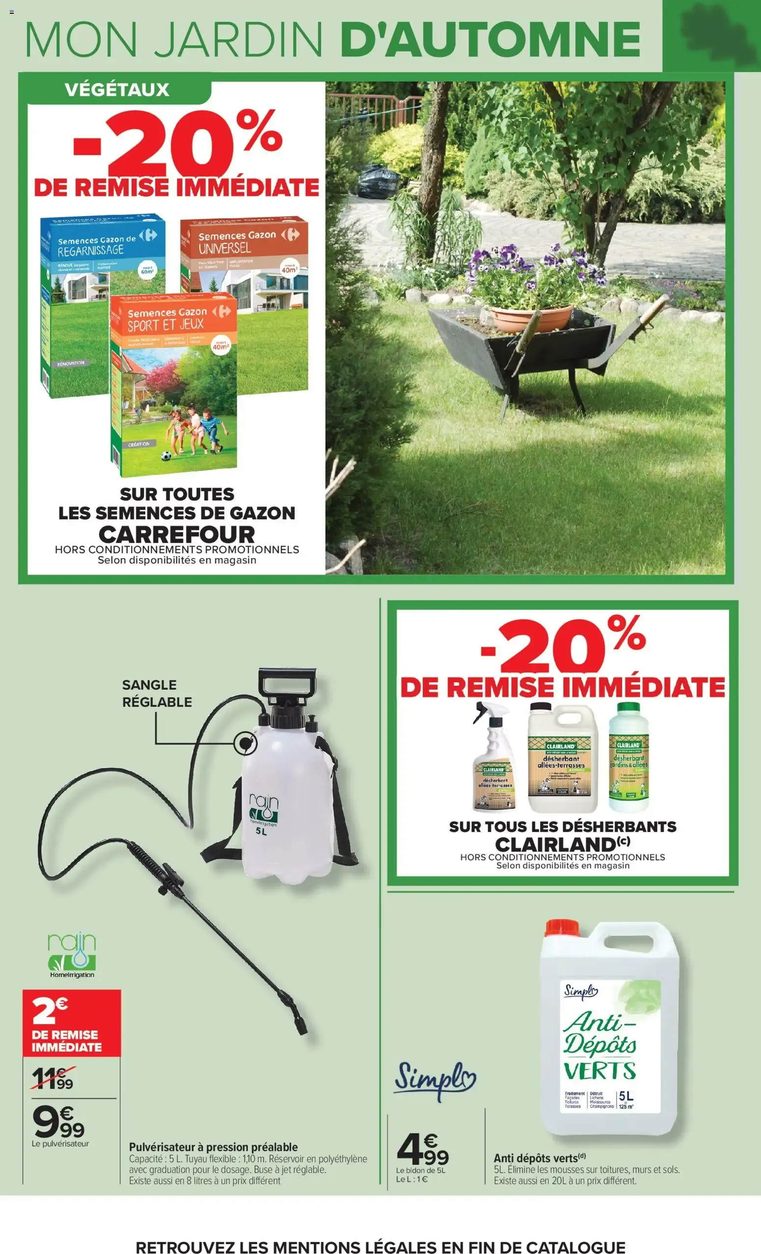 Carrefour Jardin et bricolage à partir du 29/09/2026 - promo en ligne du 29 septembre au 12 octobre 2026 - Catalogue page 6