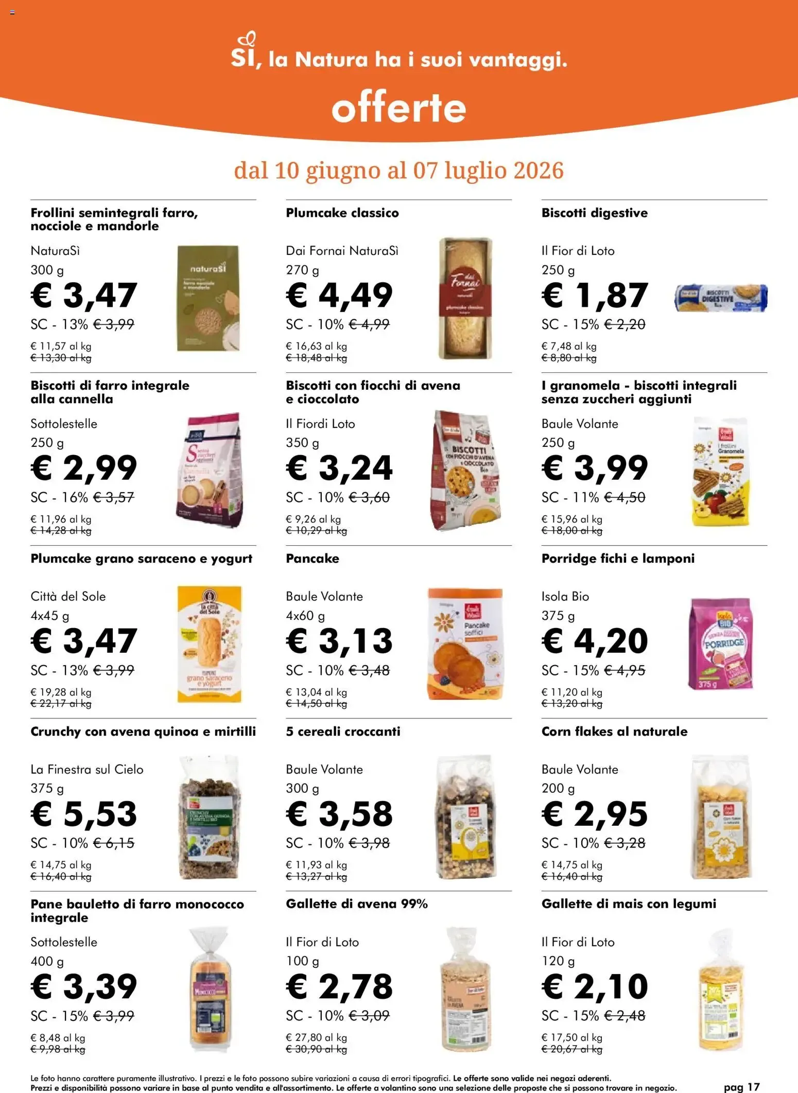 NaturaSì Offerte Giugno 2026 da 10 giugno a 7 luglio di 2026 - Pagina del volantino 17