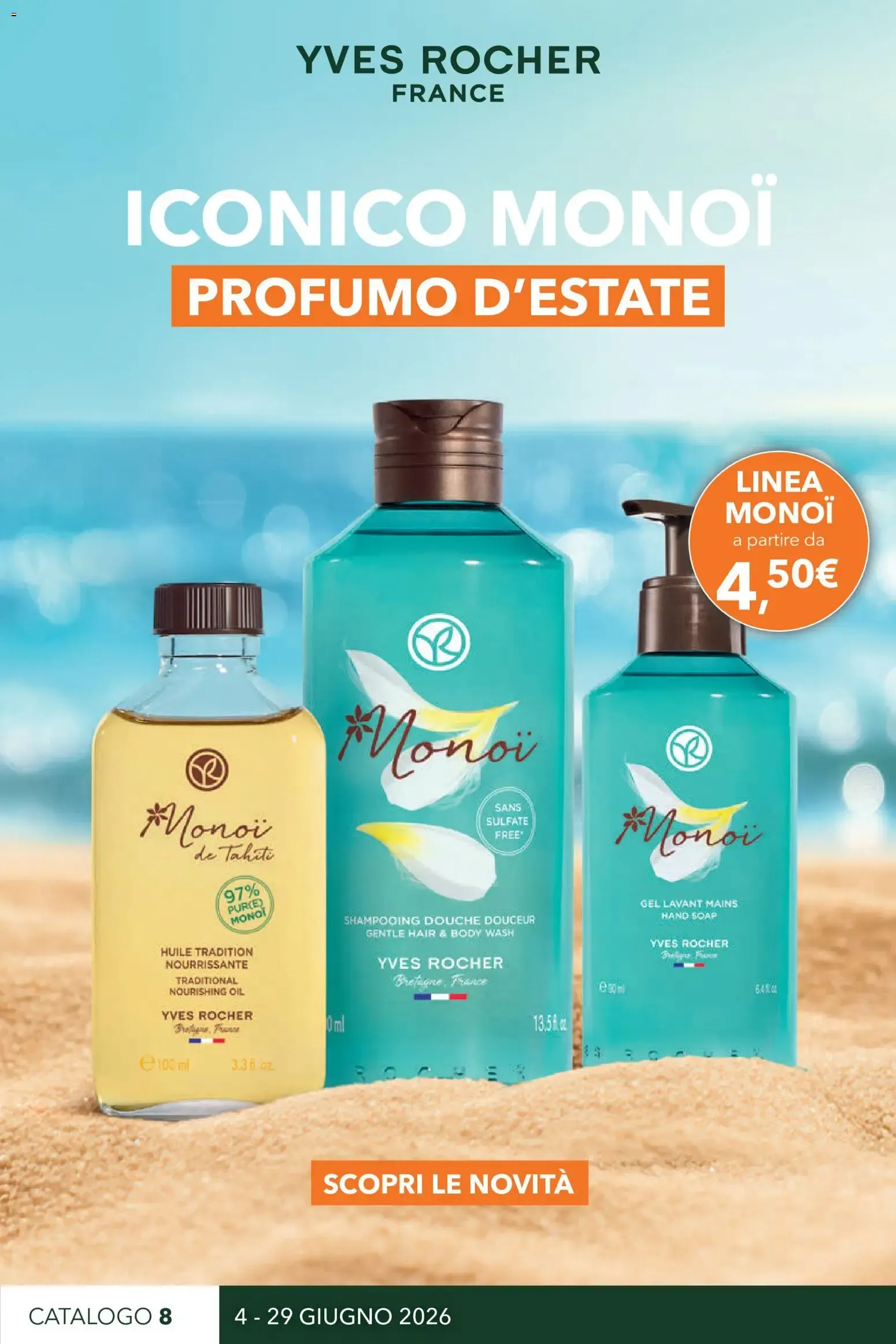 Yves Rocher - Iconico Monoï Profumo d'Estate da 4 giugno a 29 giugno di 2026 - Pagina del volantino 1