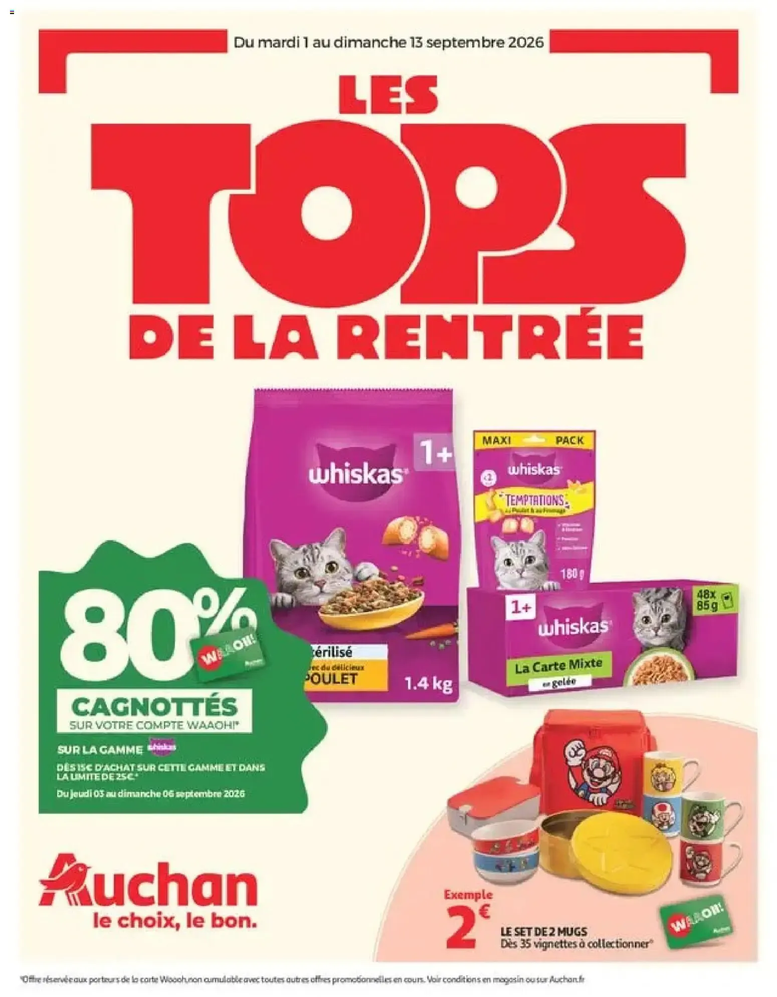 LES TOPS DE LA RENTRÉE du 1 septembre au 13 septembre 2026 - Catalogue page 1