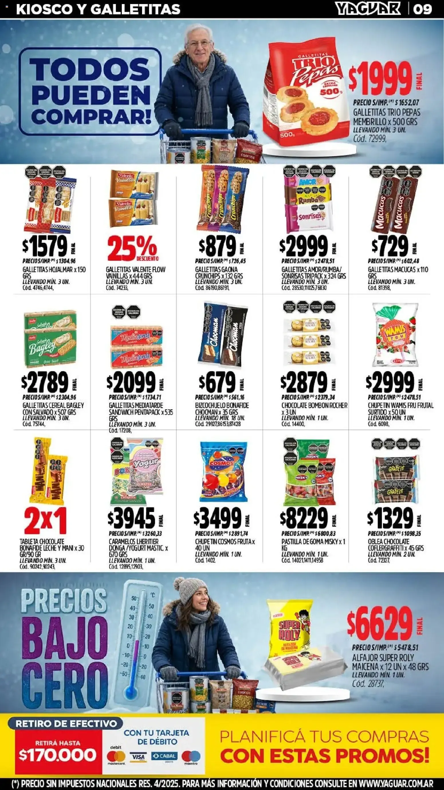 Ofertas de Mayorista Yaguar - Precios Bajo Cero 20 de julio al 25 de julio 2026 - Página 9 del catálogo