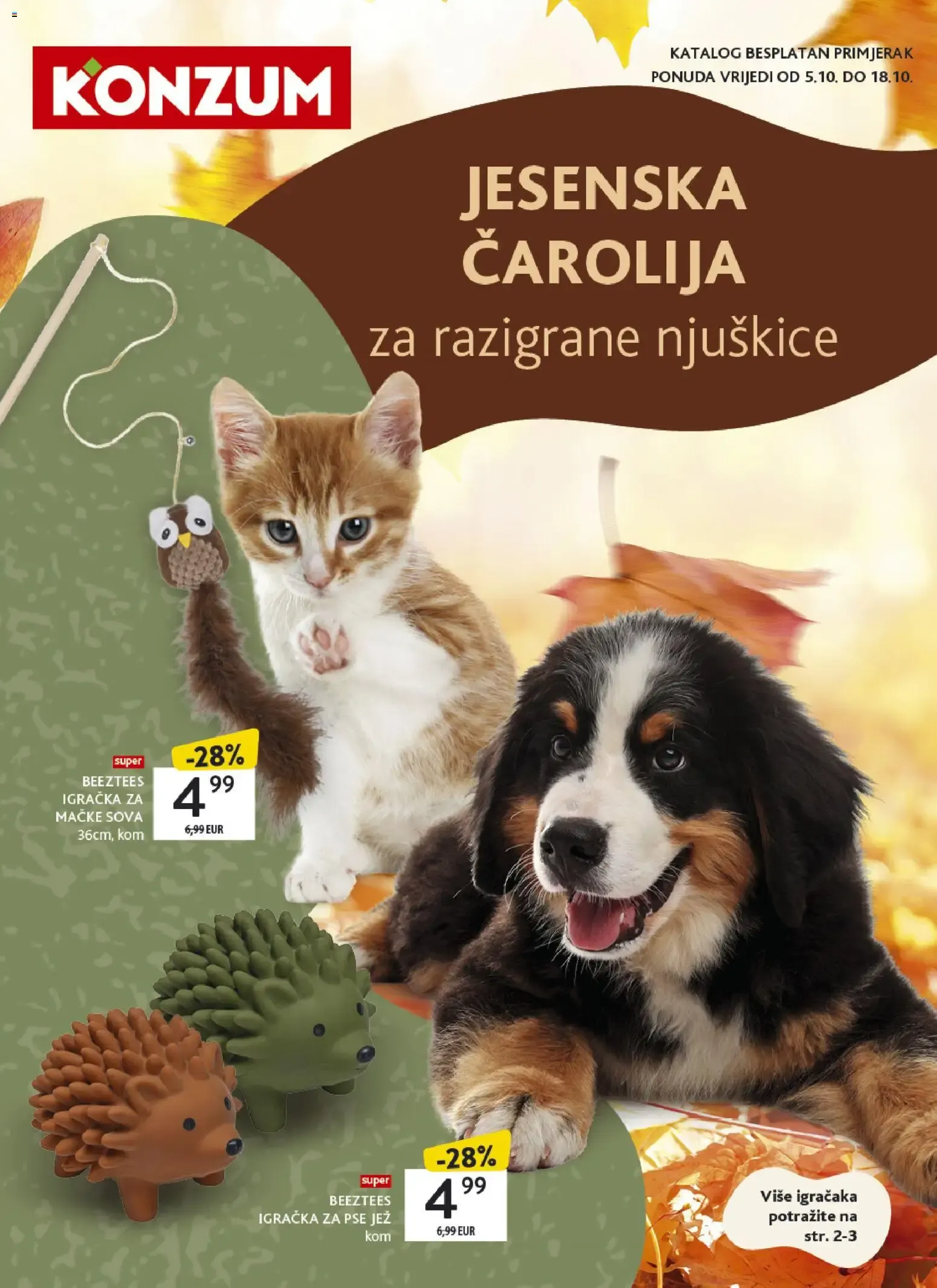 Katalog Konzum Jesenska čarolija od 5. listopada do 18. listopada 2026. - Pregled Stranica 1