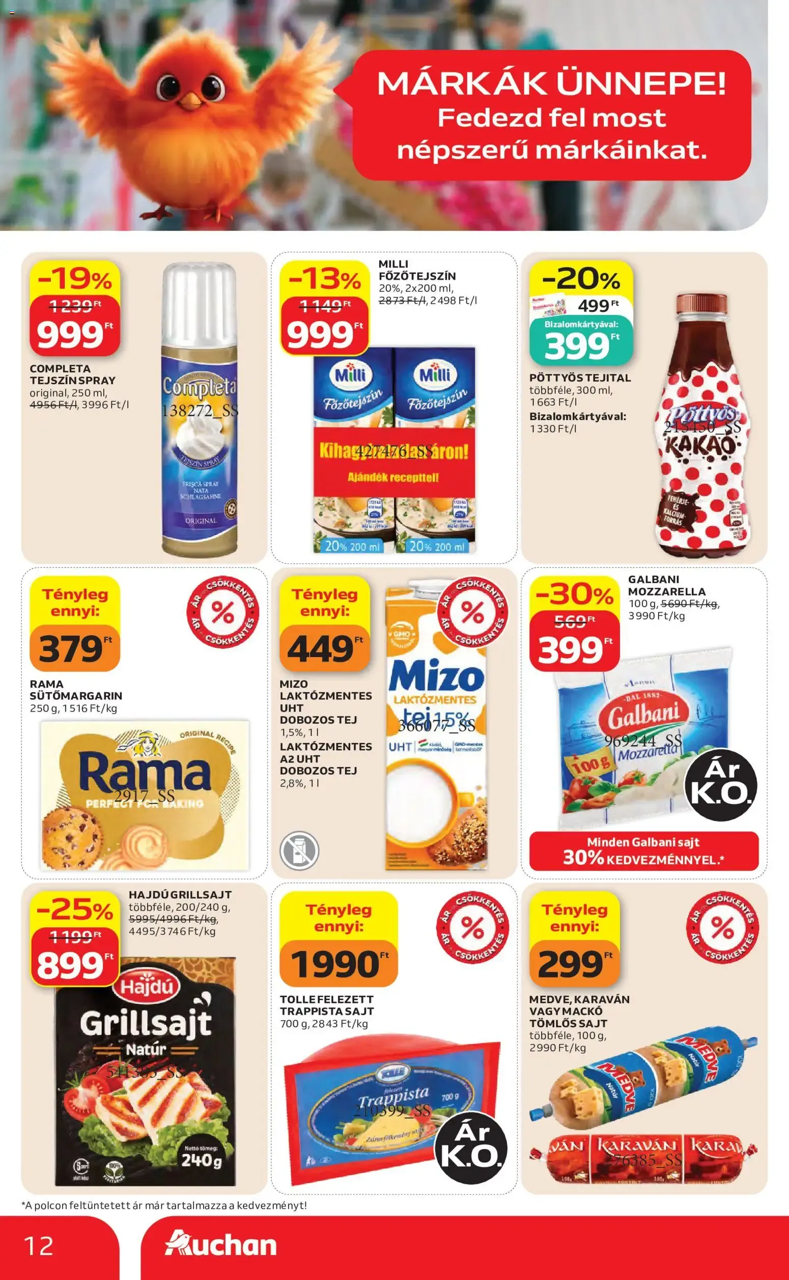 Katalógus Auchan hipermarket: Márkák Ünnepe! július 23.-tól július 29.-ig 2026. - Oldal 12