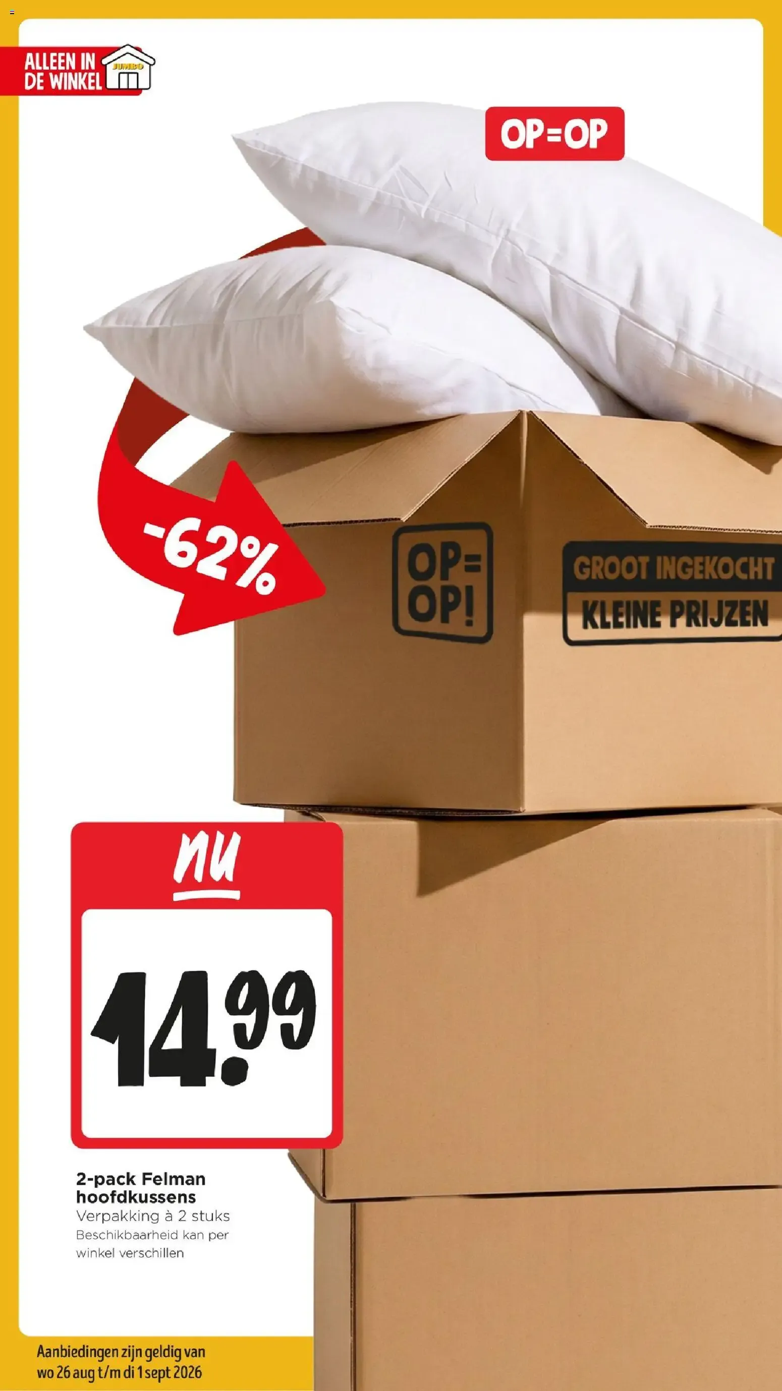 Jumbo: Prijzenstorm - Aanbiedingen die zo de winkel uitvliegen van 26 augustus tot 1 september 2026 - Folder pagina 23