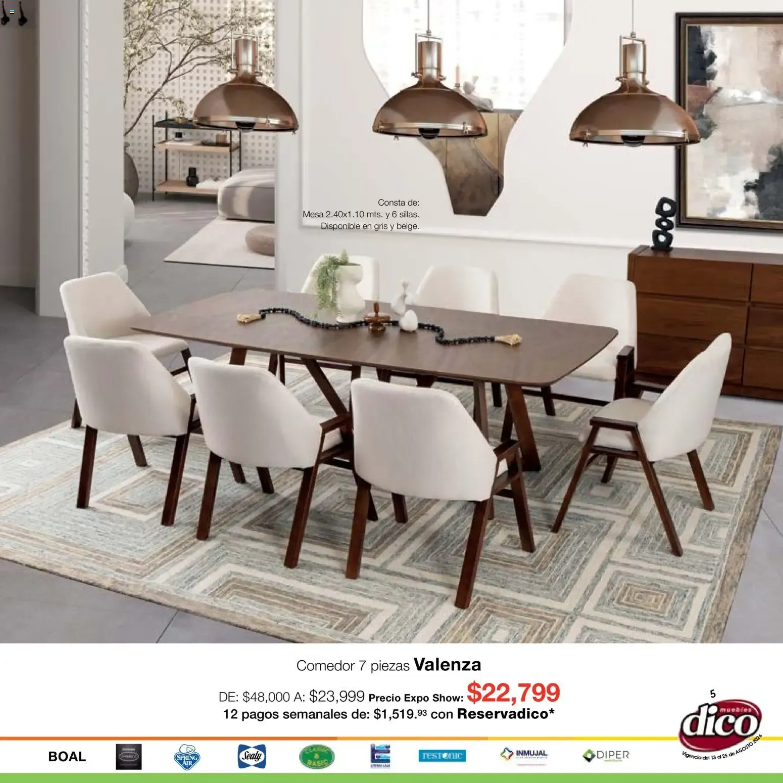 Catálogo de Muebles Dico catálogo Expo Show (13/08/2026 - 25/08/2026) - catálogo en línea 13 de agosto al 25 de agosto 2026 - Pagina 5