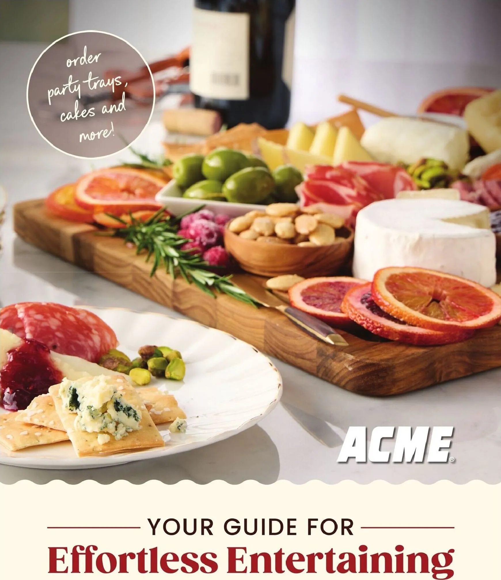 Current ACME - Entertaining Guide leaflet valid from Wednesday 04/01/2026 to Thursday 12/31/2026