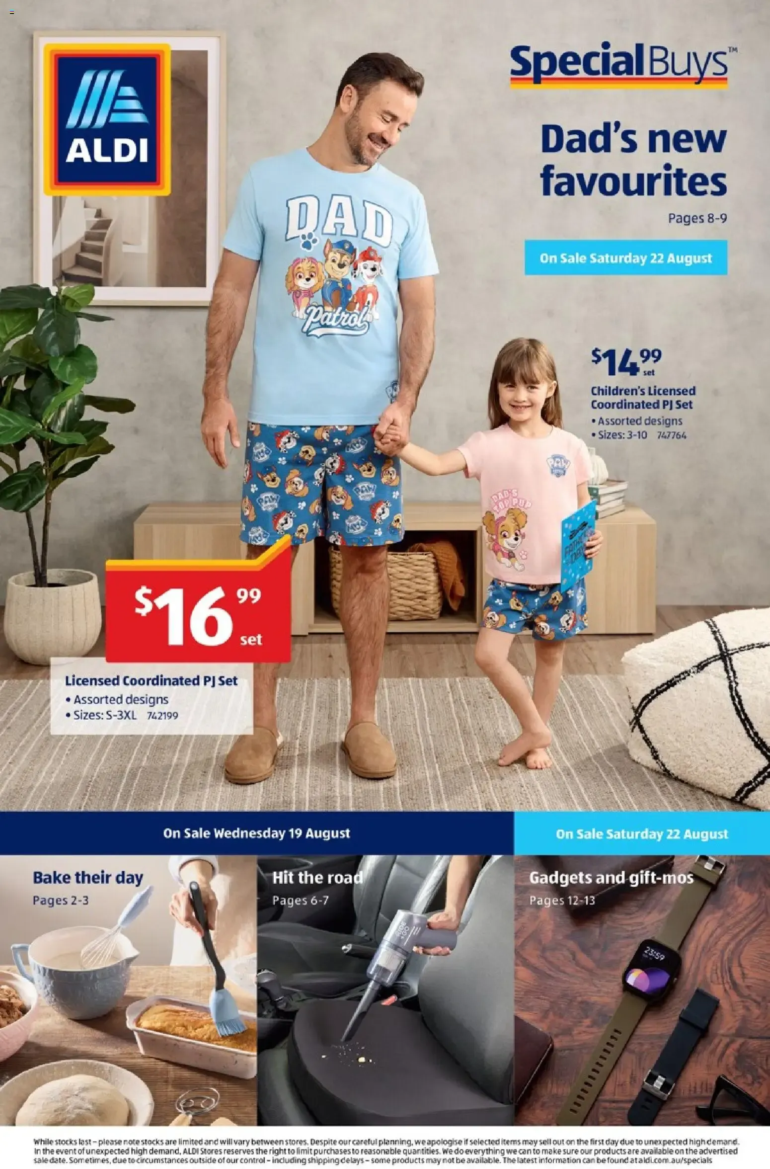 Aldi Special Buys - Dad's new favourites - Catalogue valid from 19 August to 1 September 2026 - page 1
