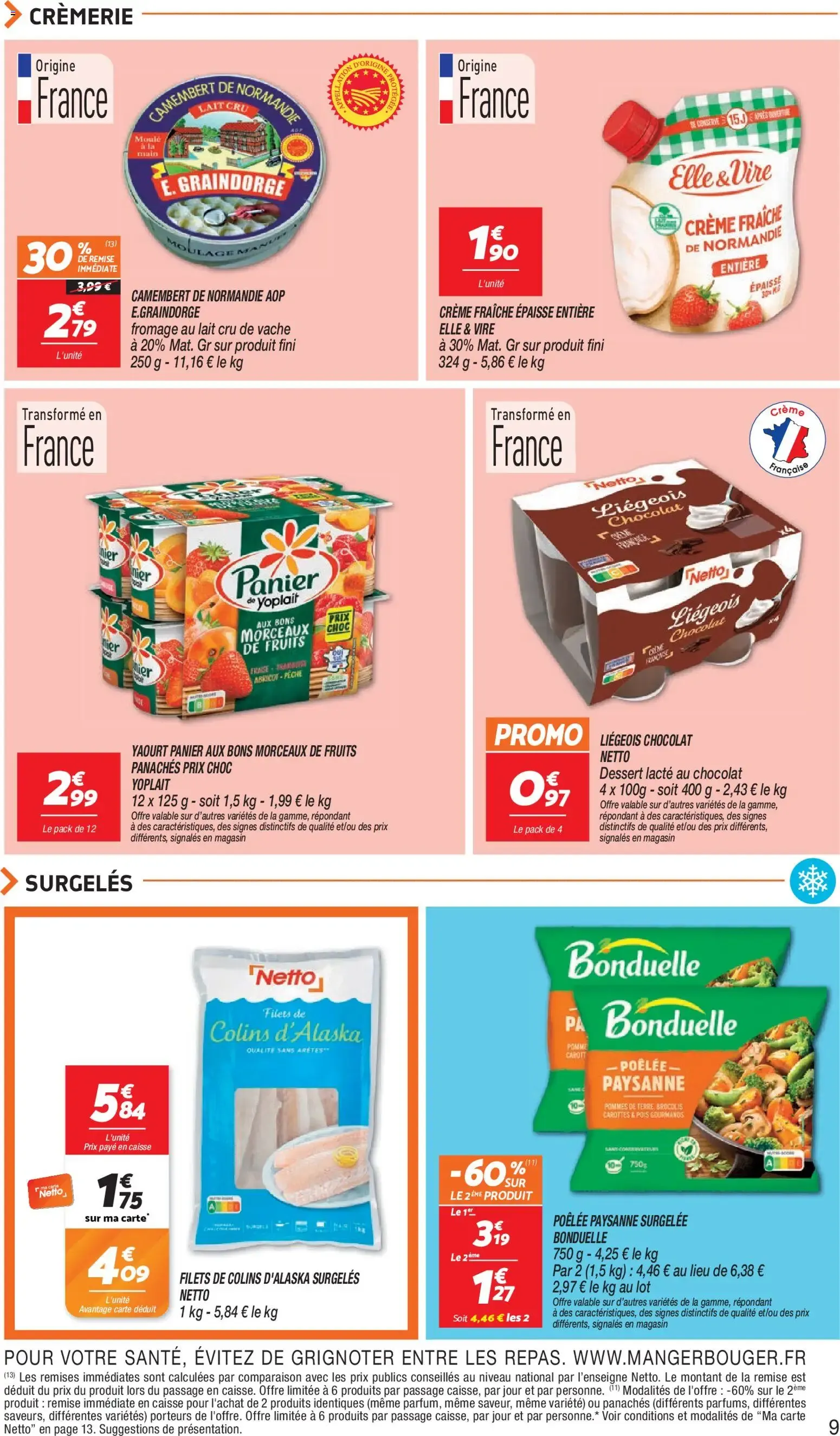 Netto rendez-vous prix bas à partir du 08/09/2026 - promo en ligne du 8 septembre au 14 septembre 2026 - Catalogue page 9
