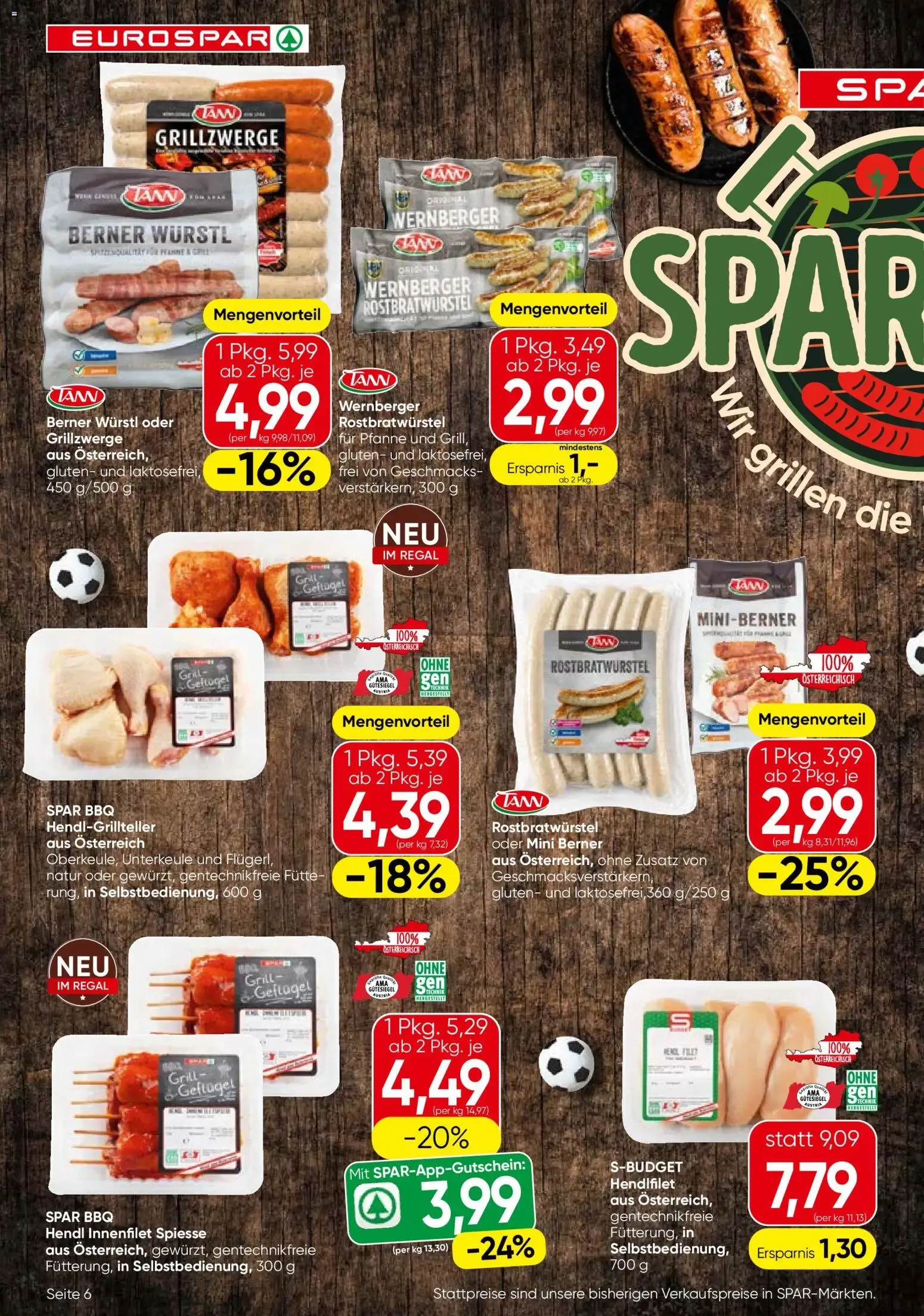 Eurospar Flugblatt von 18.06.2026 - Aktuelle Angebote von 18. Juni bis 30. Juni 2026 - Flugblätt seite 6